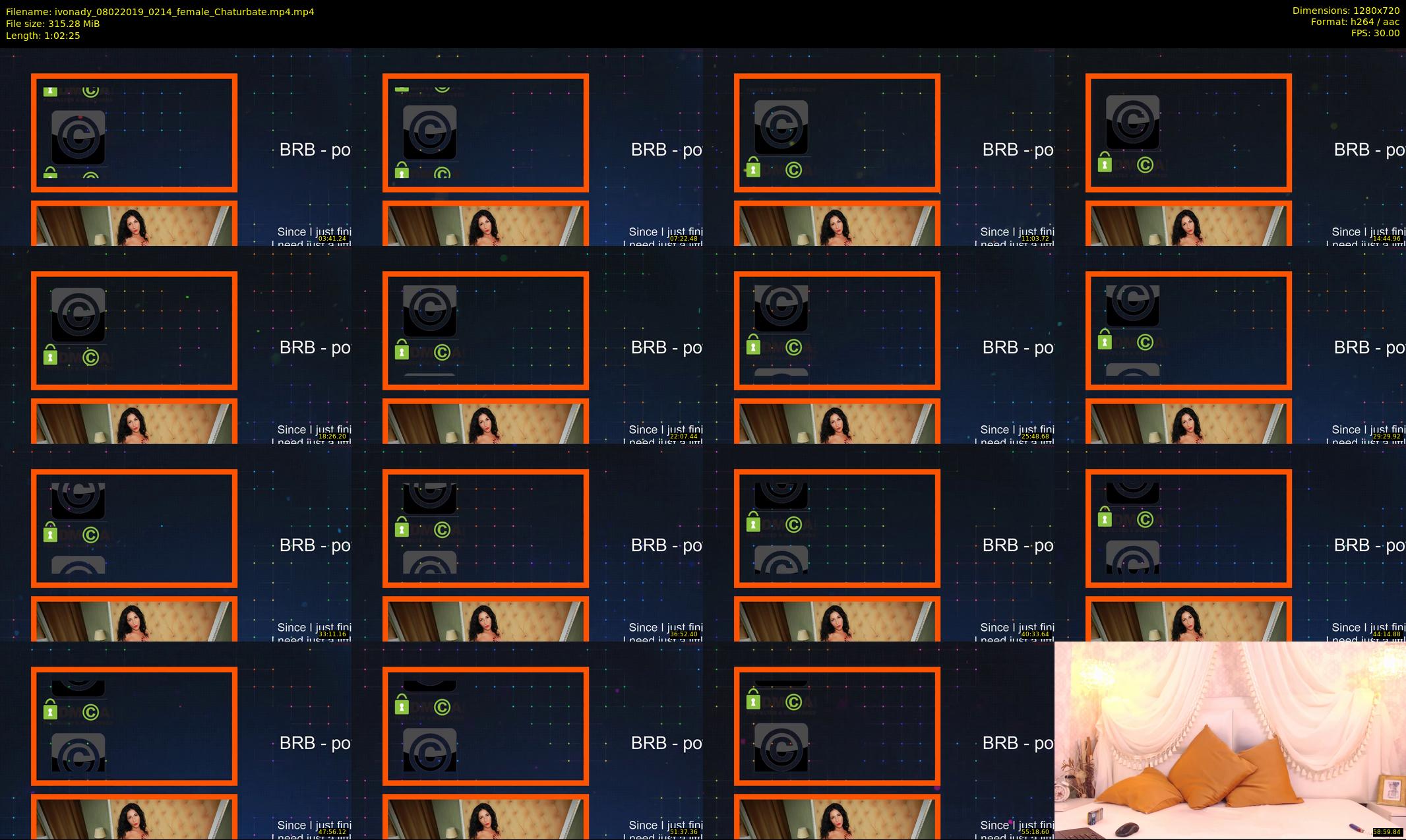 ivonady — 63 minute Chaturbate female cam show recording, 720p, Feb 8, 2019