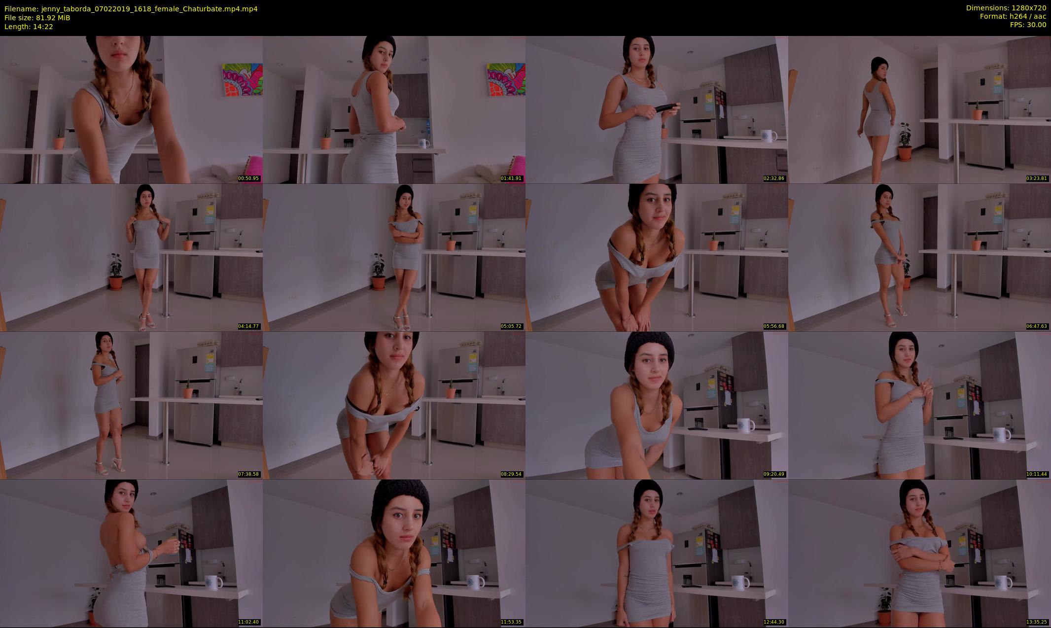 jenny_taborda — 15 minute Chaturbate female cam show recording, 720p, Feb 7, 2019