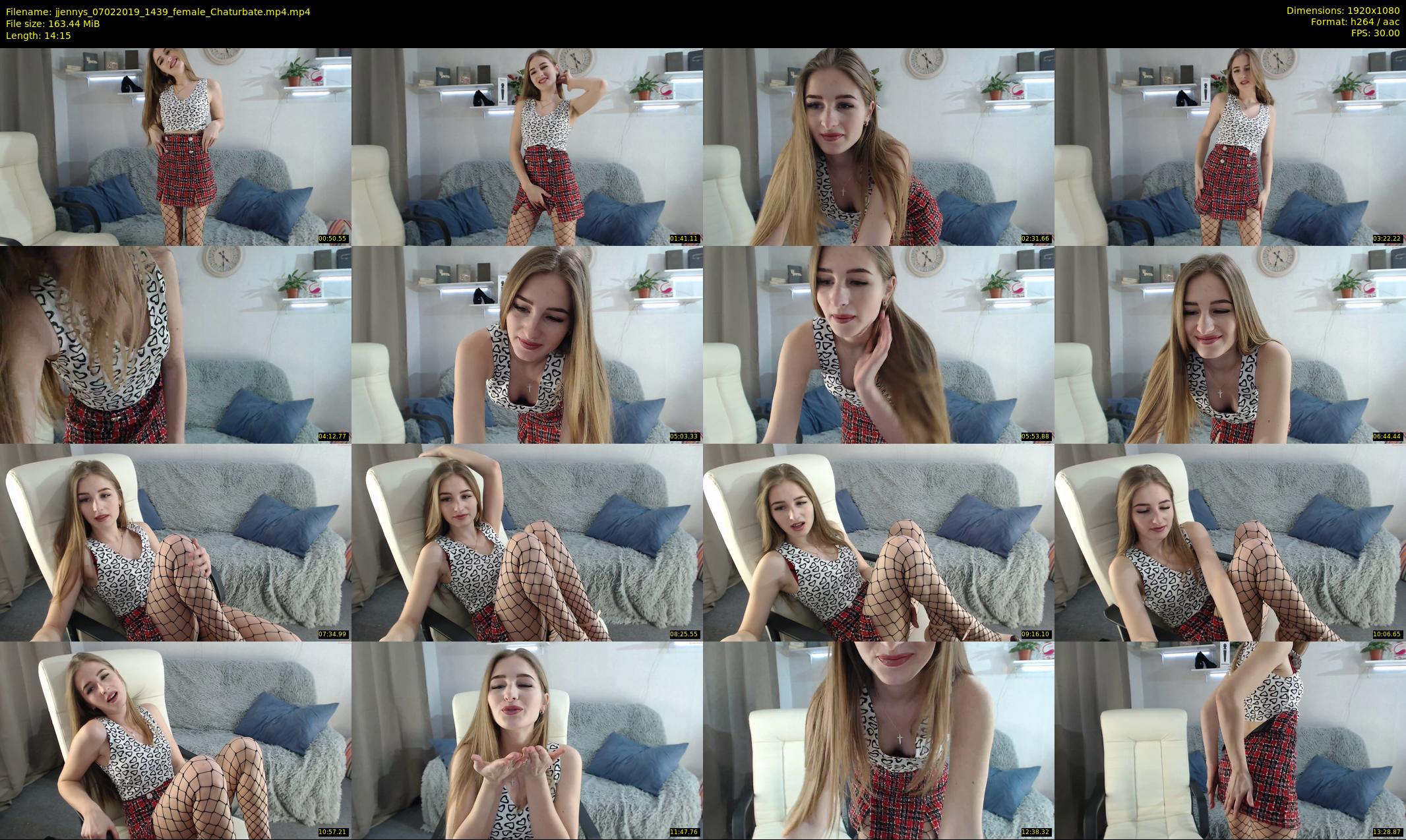 jjennys — 15 minute Chaturbate female cam show recording, 1080p, Feb 7, 2019