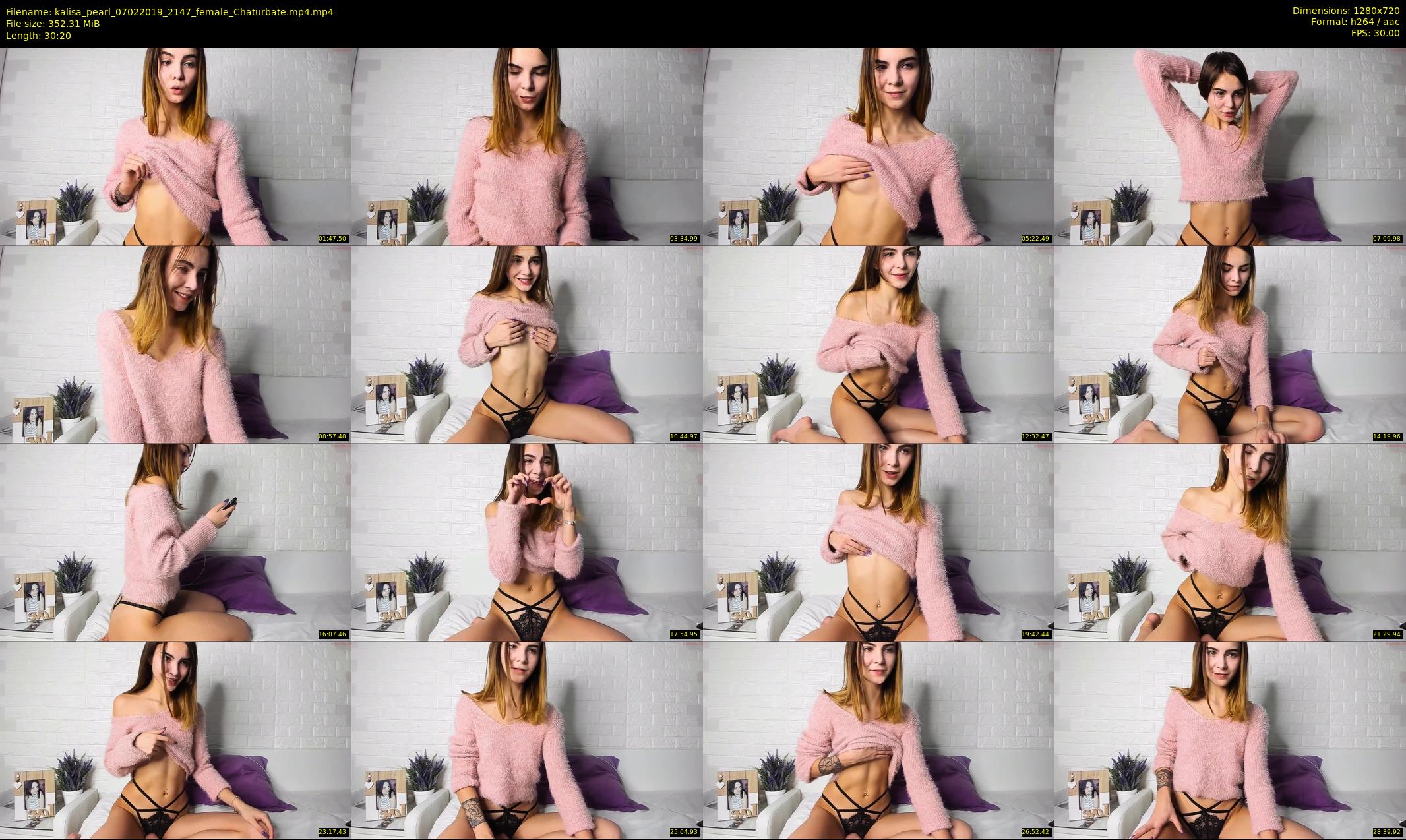 kalisa_pearl — 31 minute Chaturbate female cam show recording, 720p, Feb 7, 2019