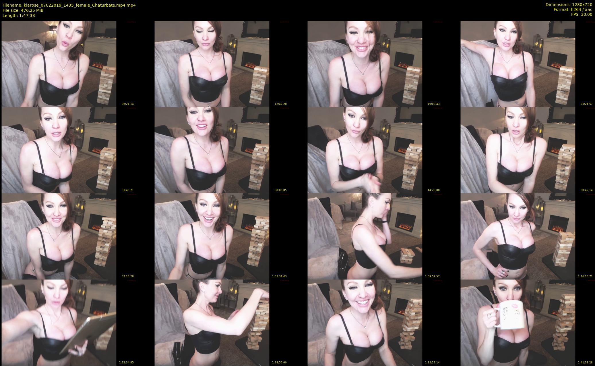 kiarose — 108 minute Chaturbate female cam show recording, 720p, Feb 7, 2019