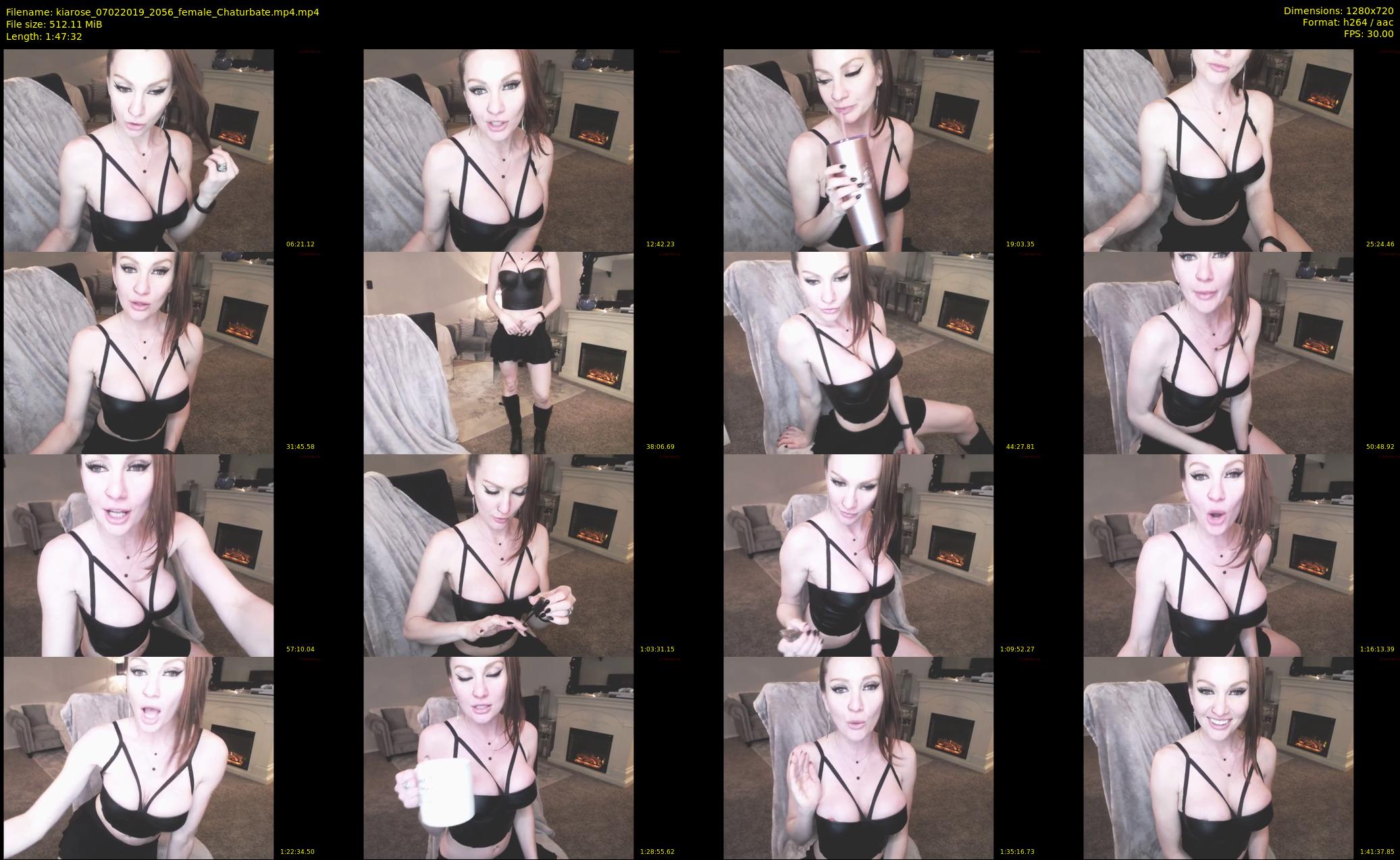 kiarose — 108 minute Chaturbate female cam show recording, 720p, Feb 7, 2019