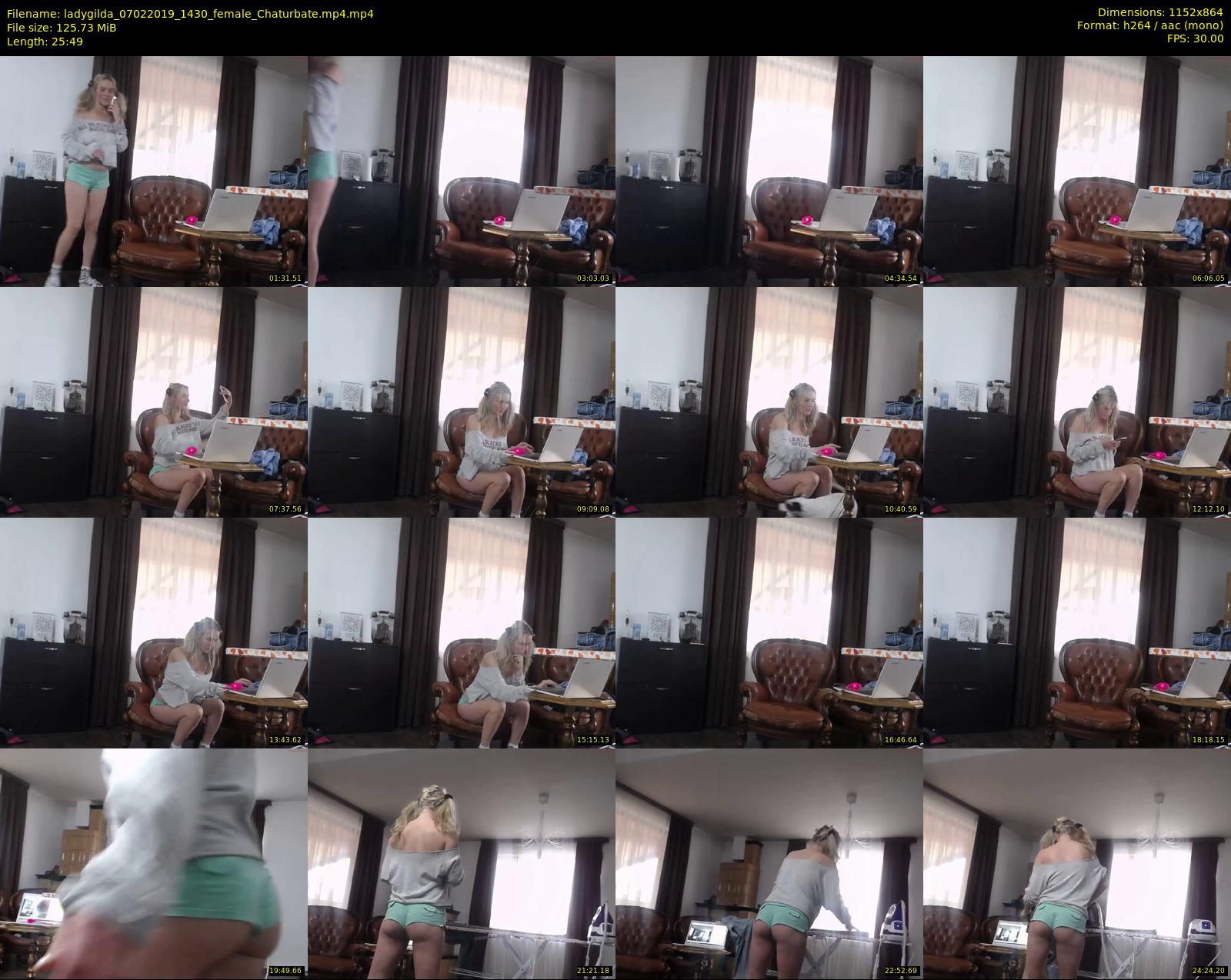 ladygilda — 26 minute Chaturbate female cam show recording, 720p, Feb 7, 2019