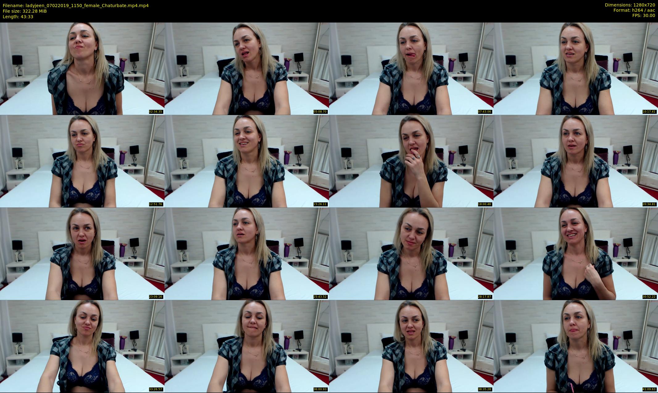 ladyjeen — 44 minute Chaturbate female cam show recording, 720p, Feb 7, 2019