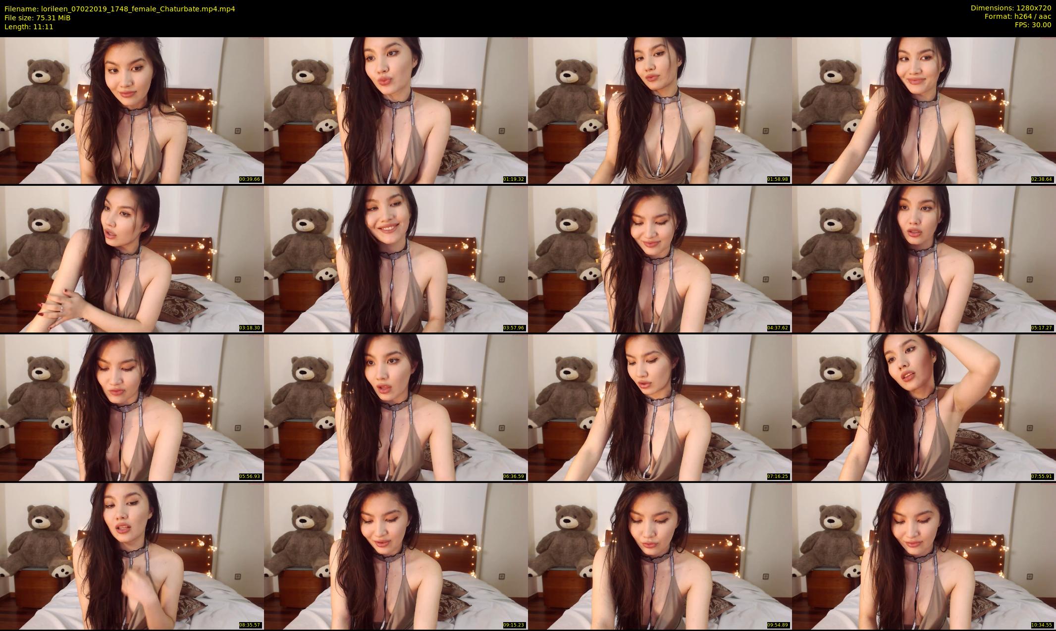 lorileen — 12 minute Chaturbate female cam show recording, 720p, Feb 7, 2019