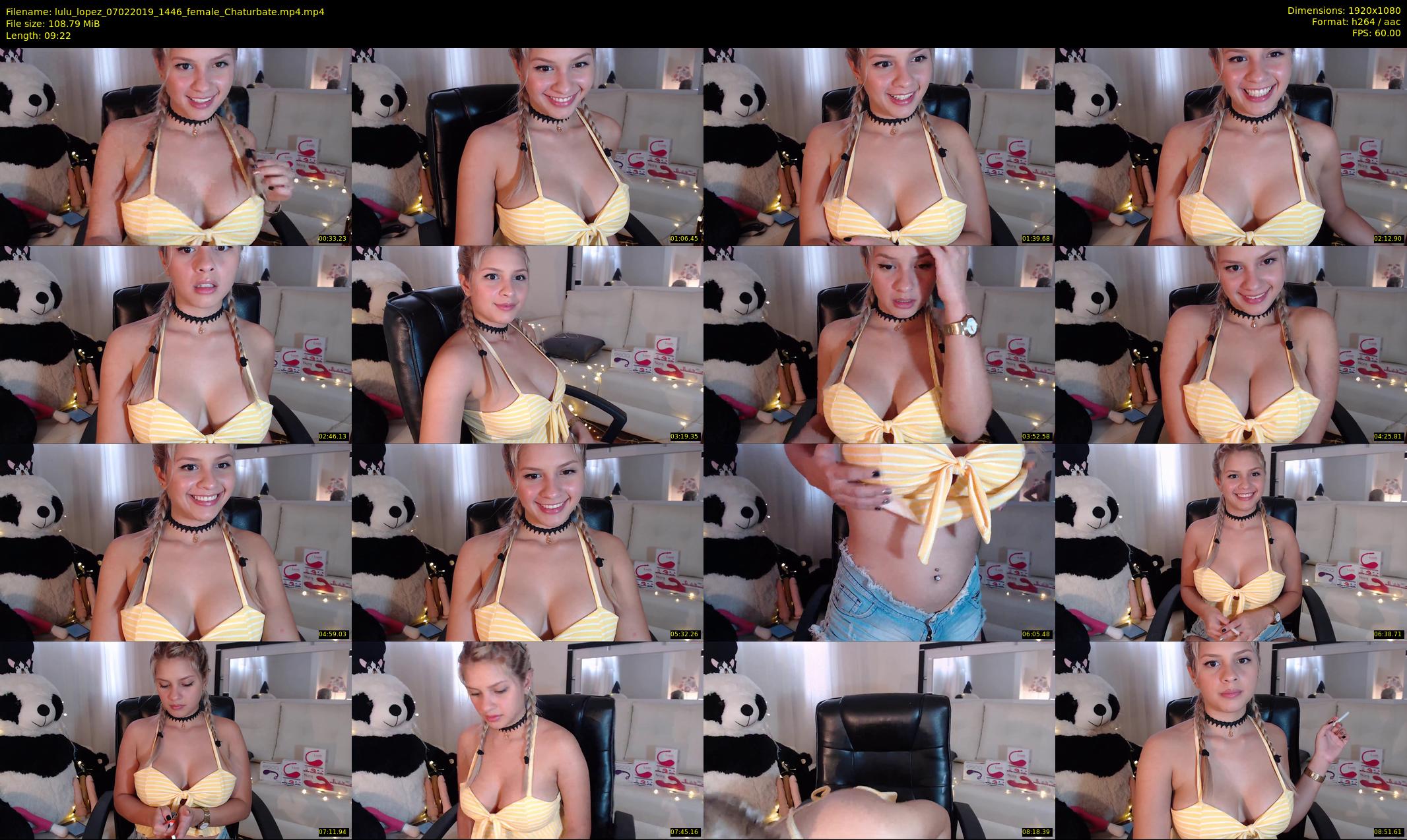 lulu_lopez — 10 minute Chaturbate female cam show recording, 1080p, Feb 7, 2019