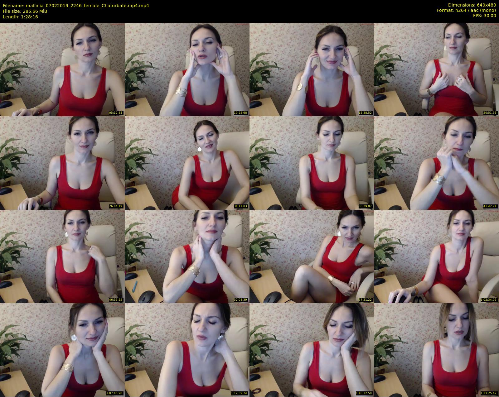 mallinia — 89 minute Chaturbate female cam show recording, 480p, Feb 7, 2019