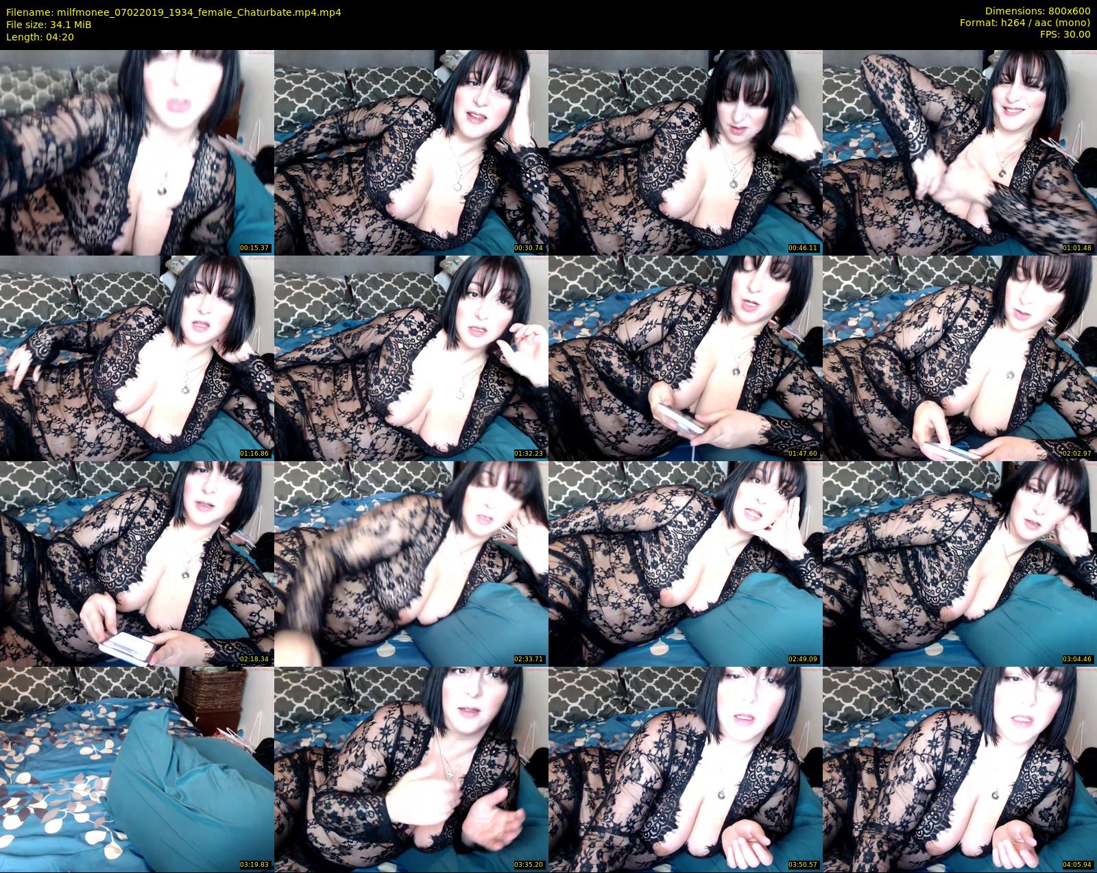 milfmonee — 5 minute Chaturbate female cam show recording, 480p, Feb 7, 2019