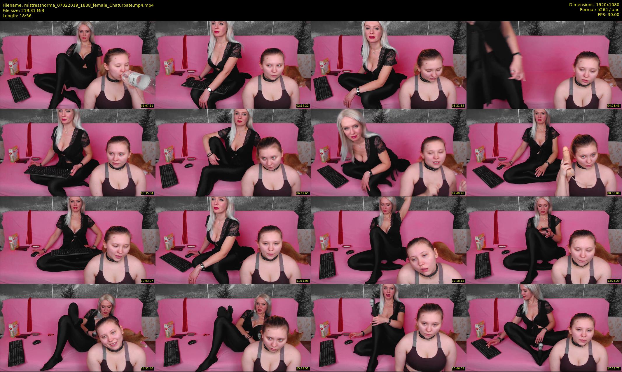 mistressnorma — 19 minute Chaturbate female cam show recording, 1080p, Feb 7, 2019