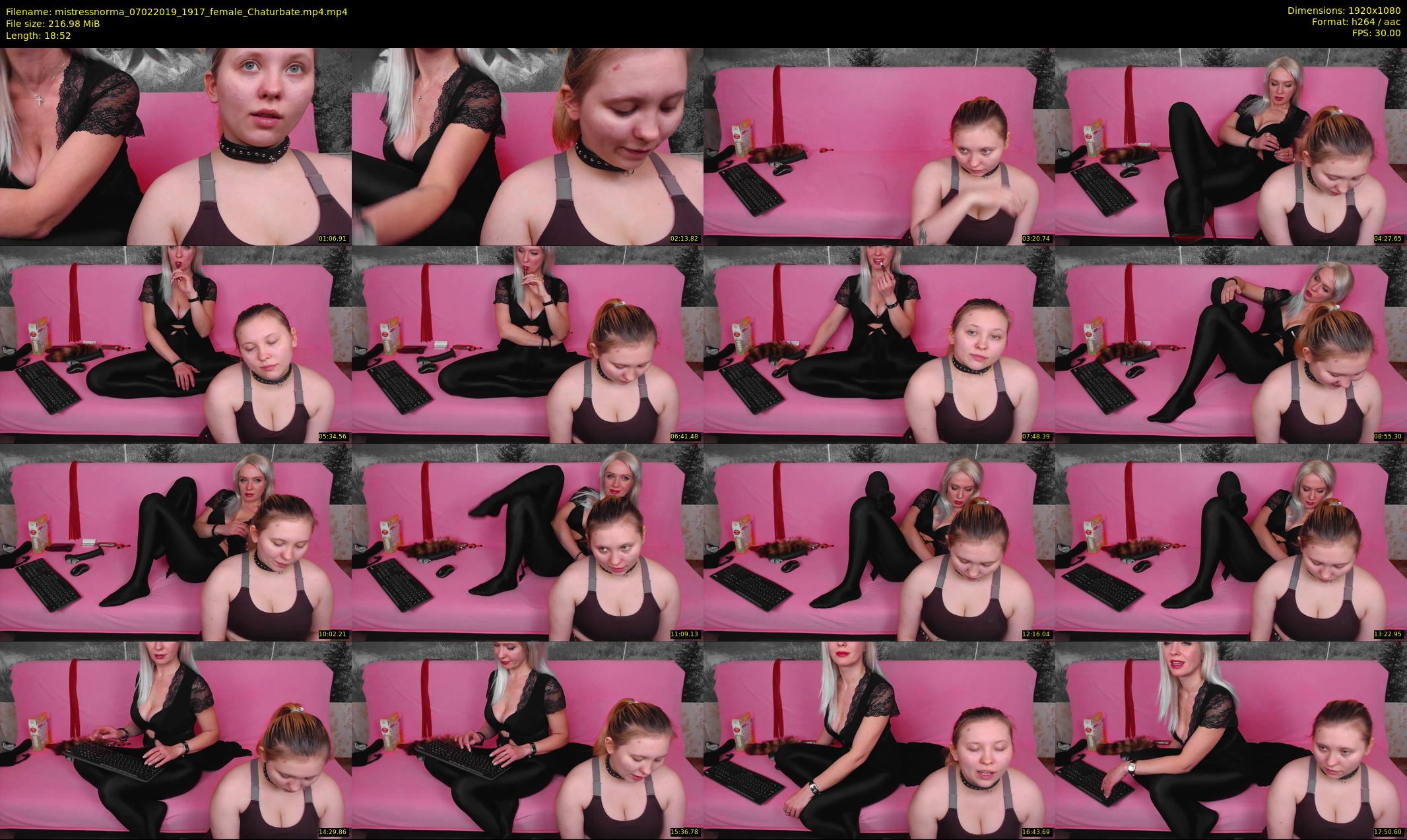 mistressnorma — 19 minute Chaturbate female cam show recording, 1080p, Feb 7, 2019