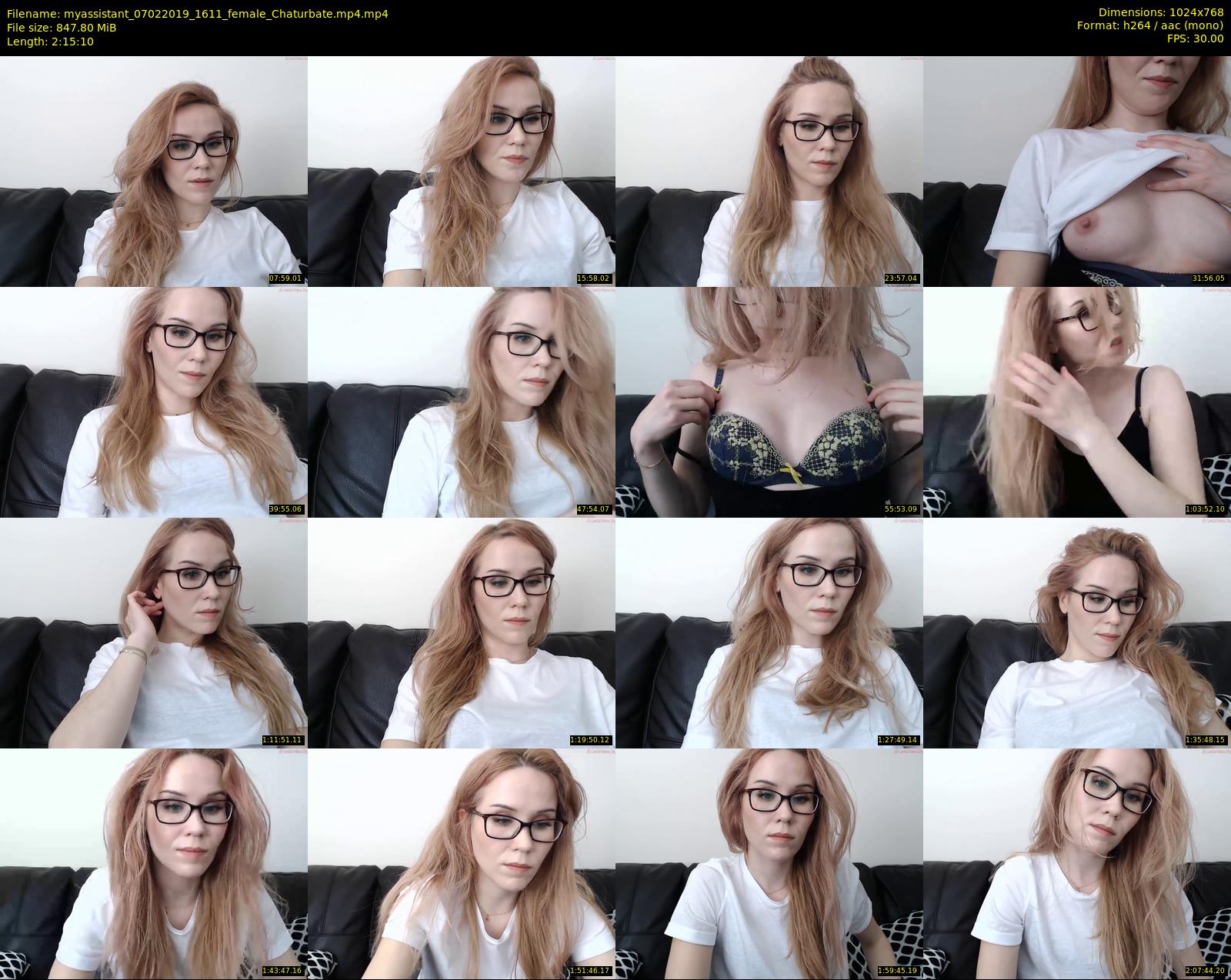 myassistant — 136 minute Chaturbate female cam show recording, 720p, Feb 7, 2019
