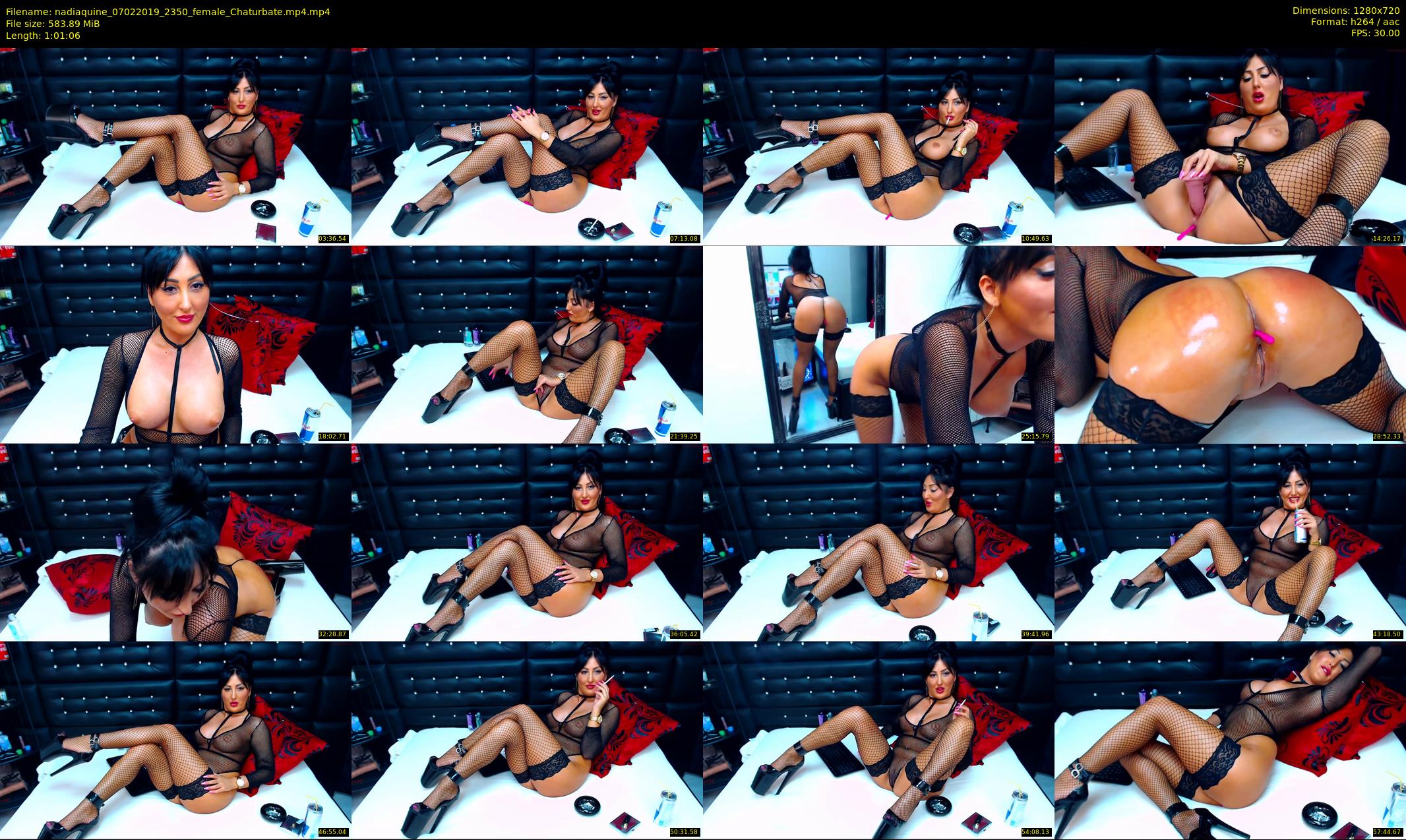 nadiaquine — 62 minute Chaturbate female cam show recording, 720p, Feb 7, 2019