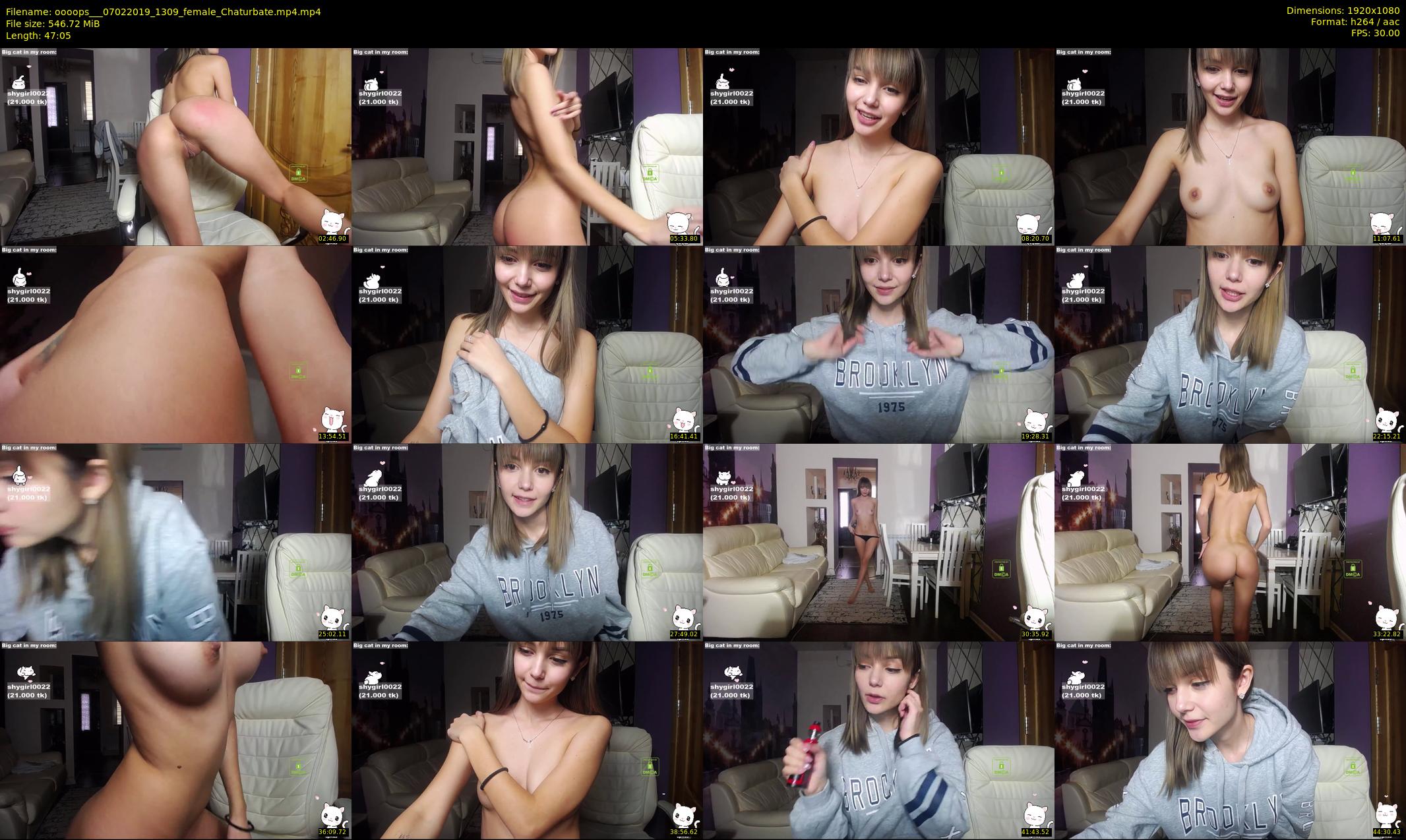 oooops__ — 48 minute Chaturbate female cam show recording, 1080p, Feb 7, 2019