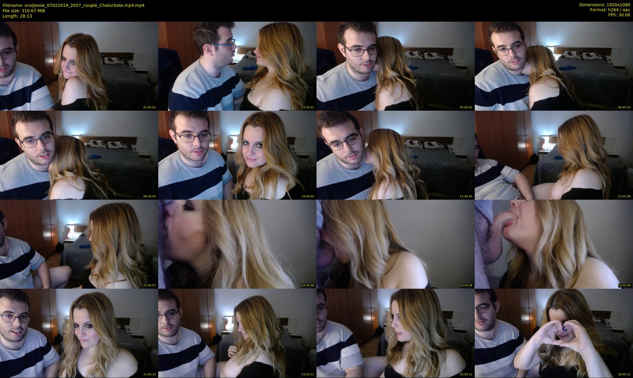 oraljessie — 29 minute Chaturbate couple cam show recording, 1080p, Feb 7, 2019