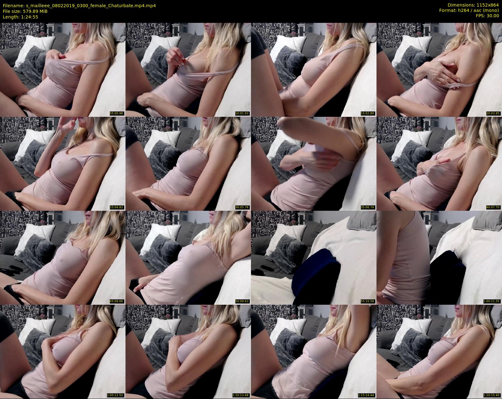 s_mailleee — 85 minute Chaturbate female cam show recording, 720p, Feb 8, 2019