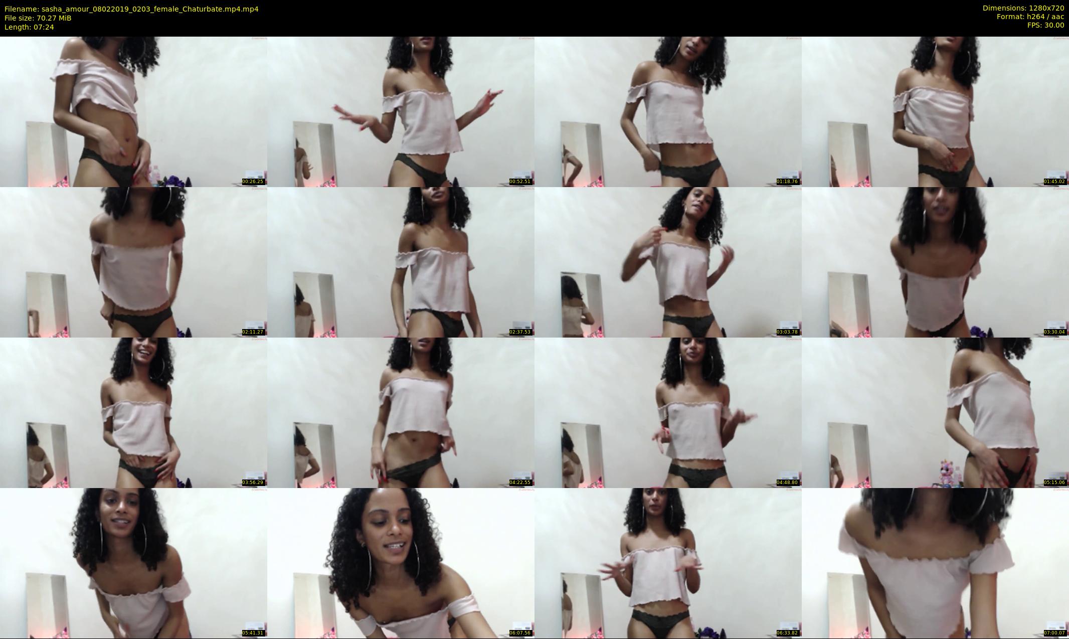 sasha_amour — 8 minute Chaturbate female cam show recording, 720p, Feb 8, 2019