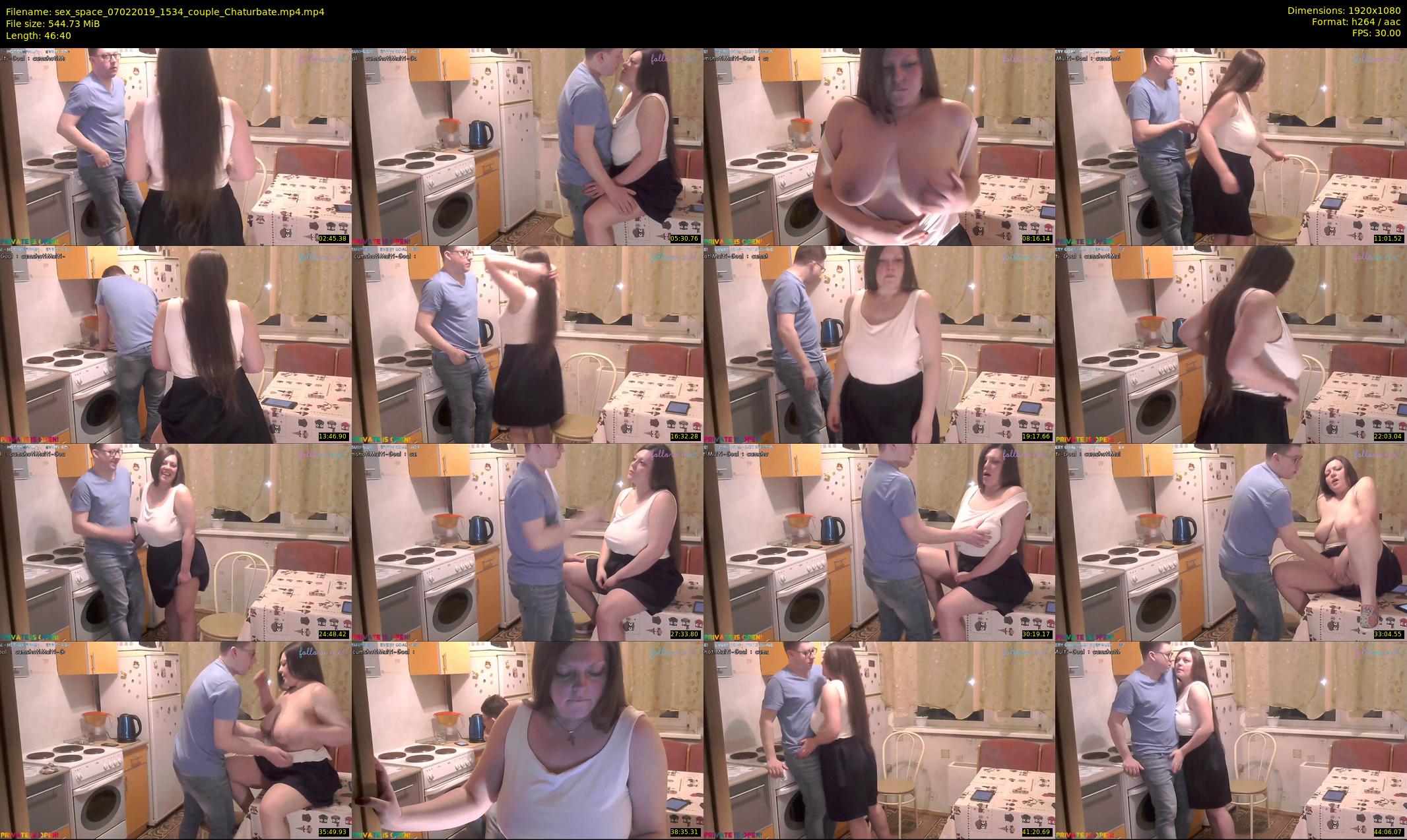 sex_space — 47 minute Chaturbate couple cam show recording, 1080p, Feb 7, 2019