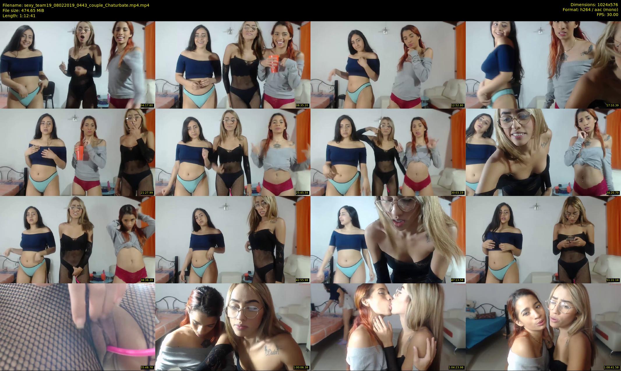 sexy_team19 — 73 minute Chaturbate female cam show recording, 480p, Feb 8, 2019