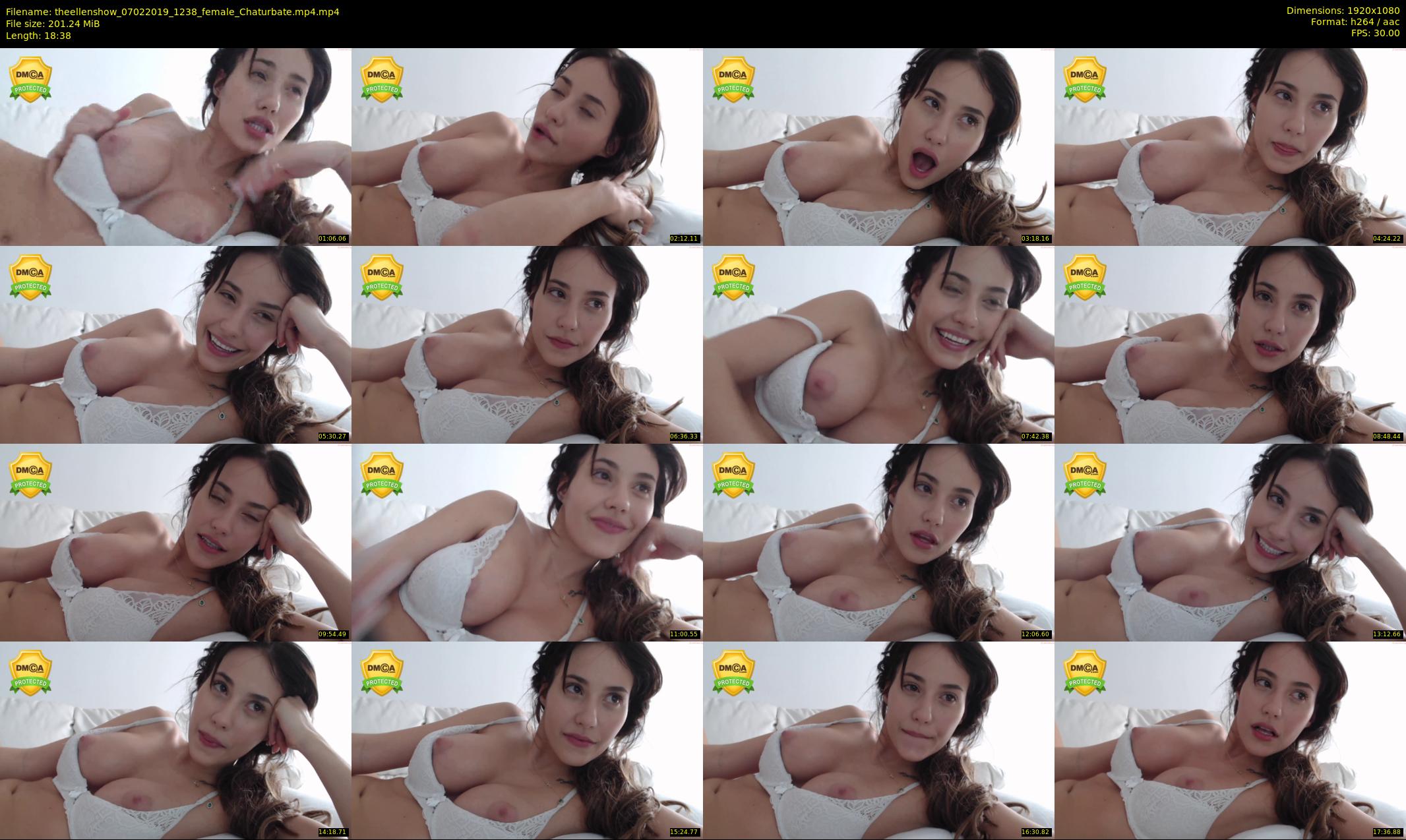 theellenshow — 19 minute Chaturbate female cam show recording, 1080p, Feb 7, 2019