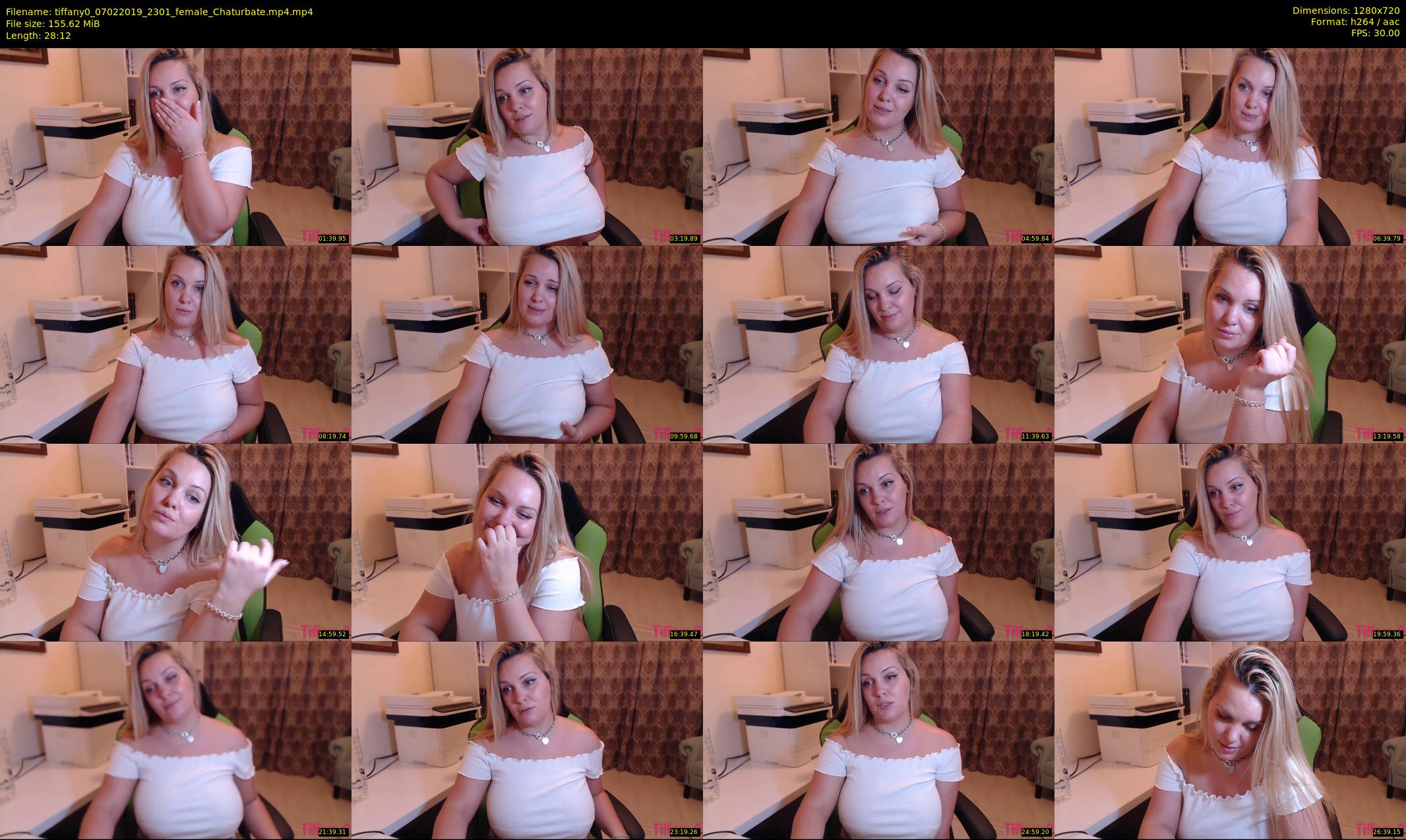 tiffany0 — 29 minute Chaturbate female cam show recording, 720p, Feb 7, 2019