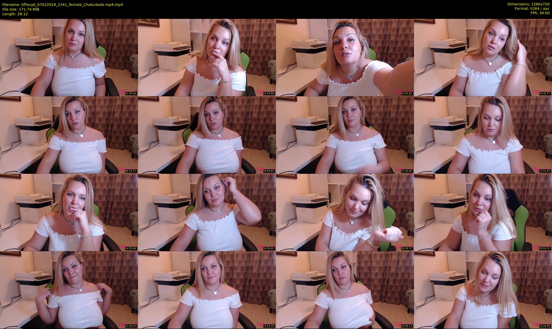 tiffany0 — 29 minute Chaturbate female cam show recording, 720p, Feb 7, 2019