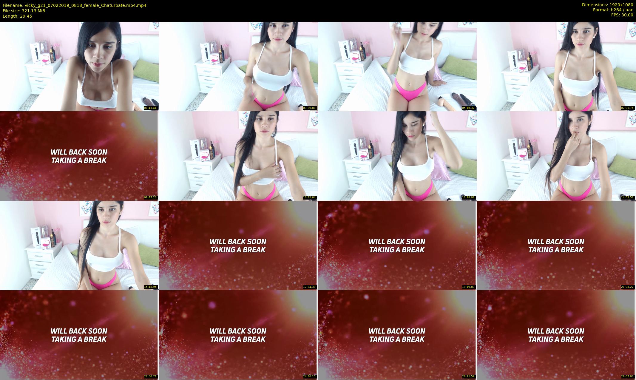 vicky_g21 — 30 minute Chaturbate female cam show recording, 1080p, Feb 7, 2019