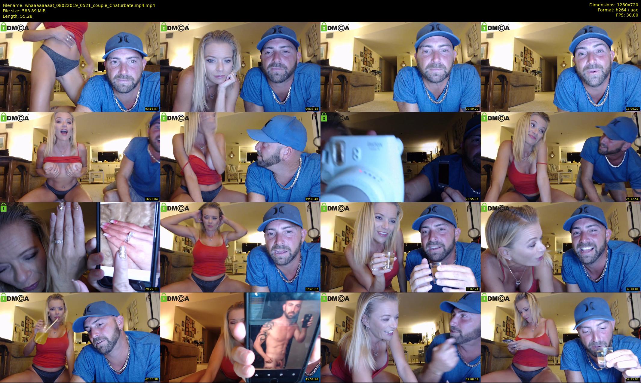 whaaaaaaaat — 56 minute Chaturbate couple cam show recording, 720p, Feb 8, 2019