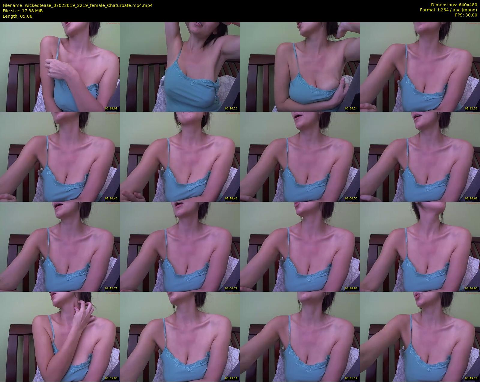 wickedtease — 6 minute Chaturbate female cam show recording, 480p, Feb 7, 2019