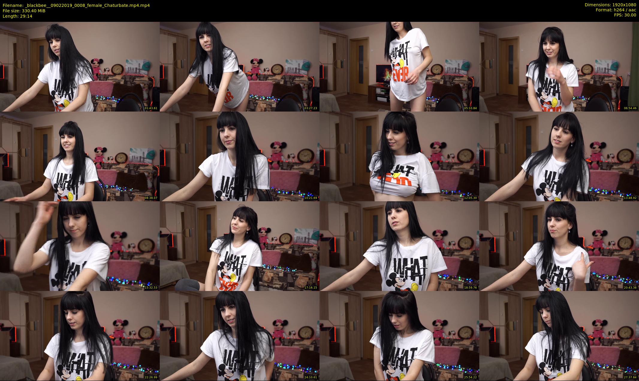_blackbee_ — 30 minute Chaturbate female cam show recording, 1080p, Feb 9, 2019