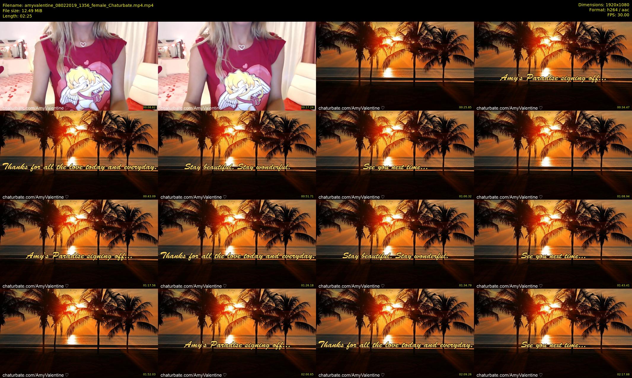 amyvalentine — 3 minute Chaturbate female cam show recording, 1080p, Feb 8, 2019