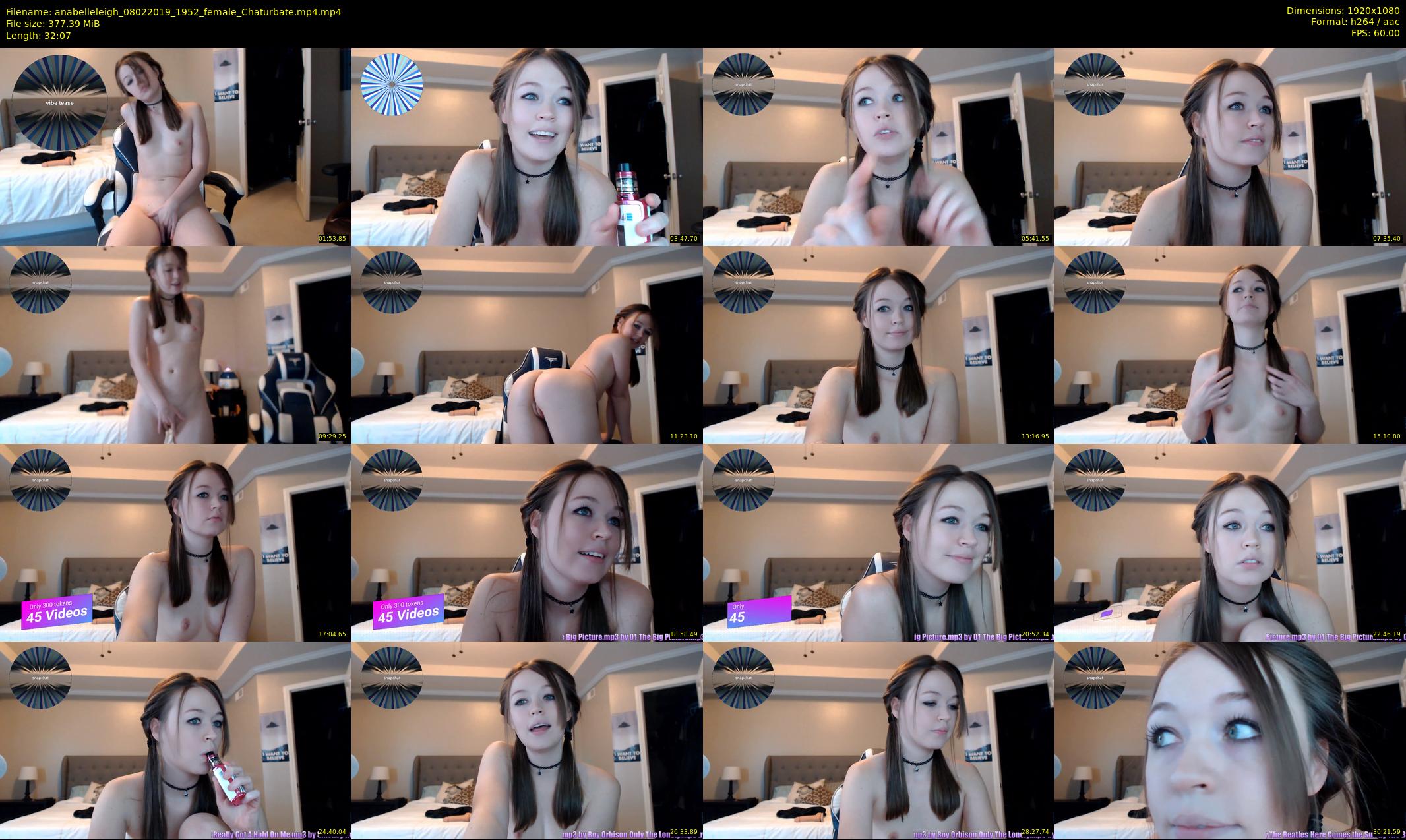 anabelleleigh — 33 minute Chaturbate female cam show recording, 1080p, Feb 8, 2019