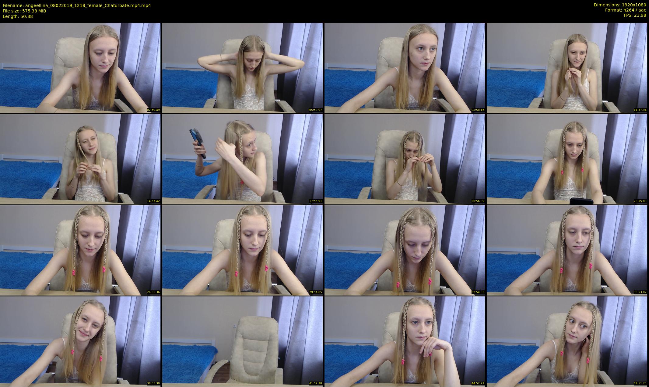 angeellina — 51 minute Chaturbate female cam show recording, 1080p, Feb 8, 2019