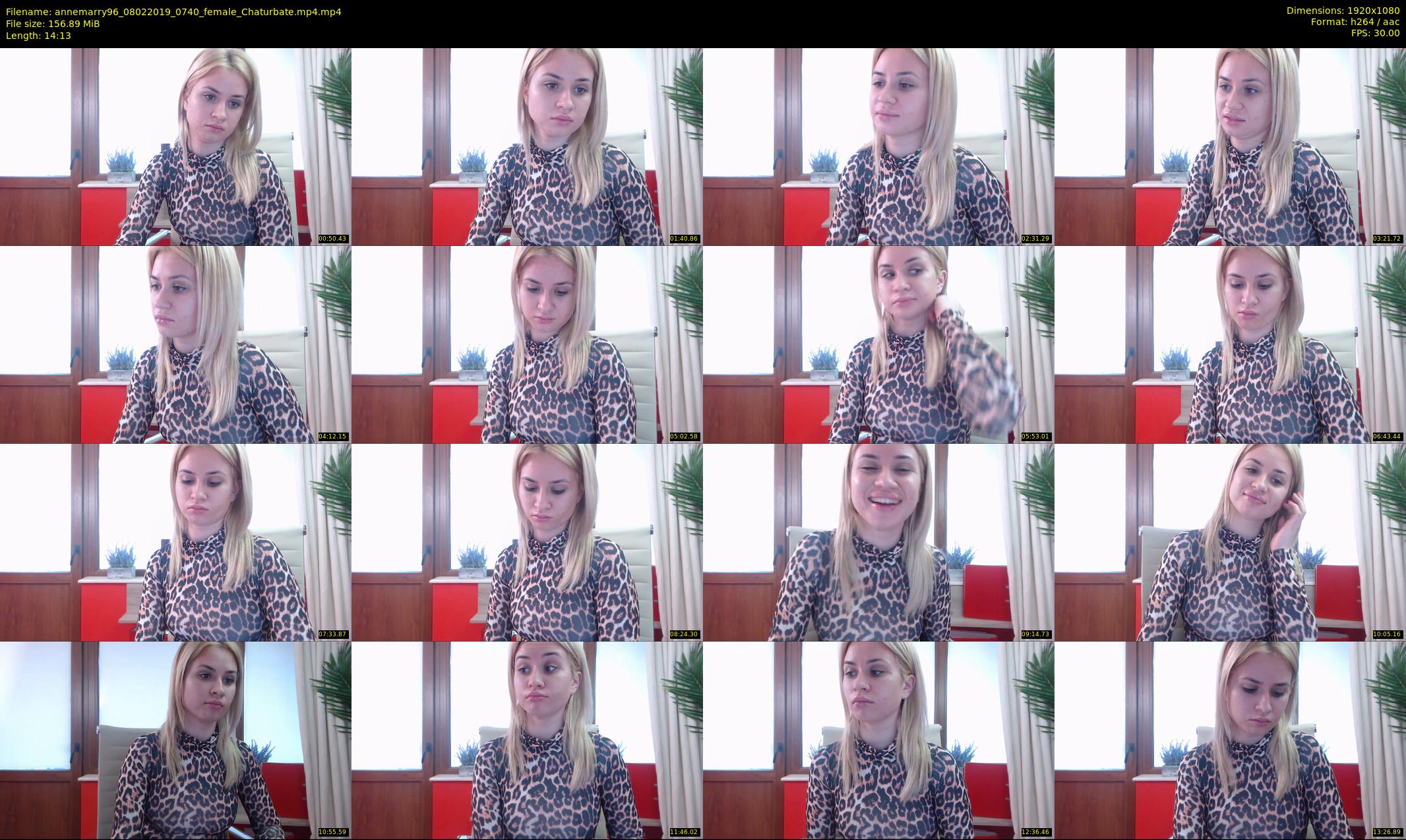annemarry96 — 15 minute Chaturbate female cam show recording, 1080p, Feb 8, 2019