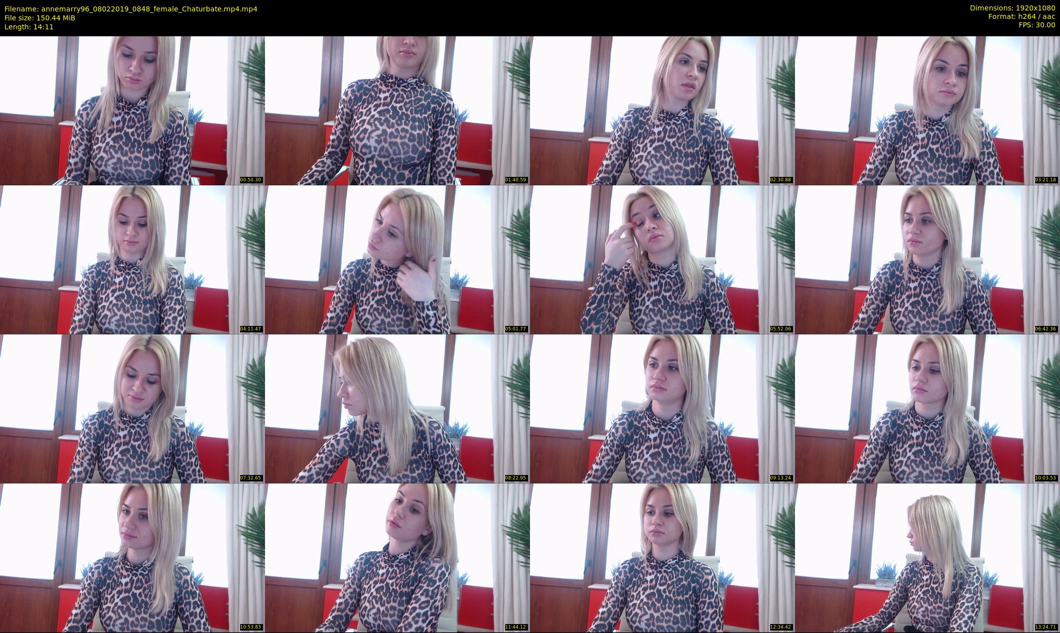 annemarry96 — 15 minute Chaturbate female cam show recording, 1080p, Feb 8, 2019
