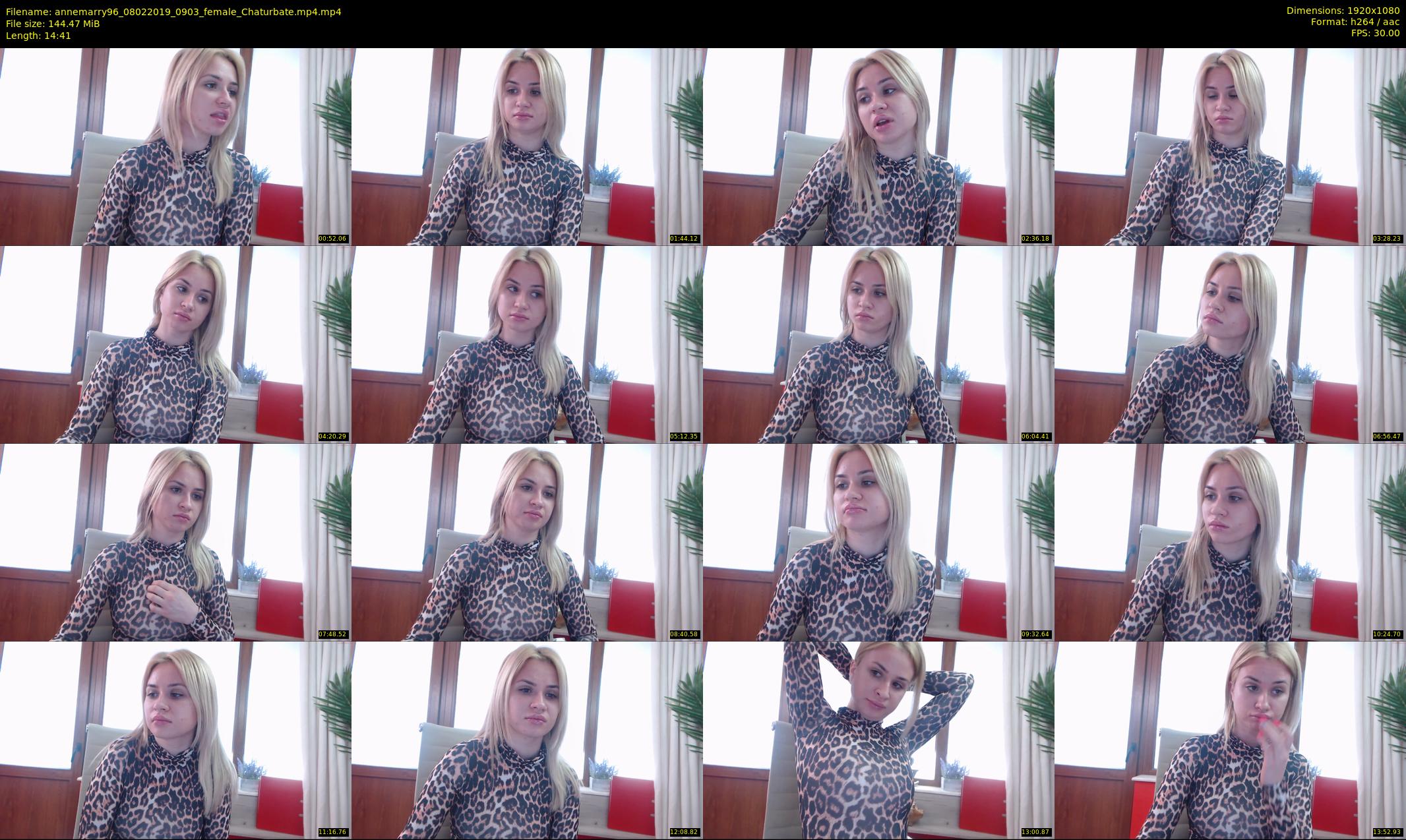 annemarry96 — 15 minute Chaturbate female cam show recording, 1080p, Feb 8, 2019