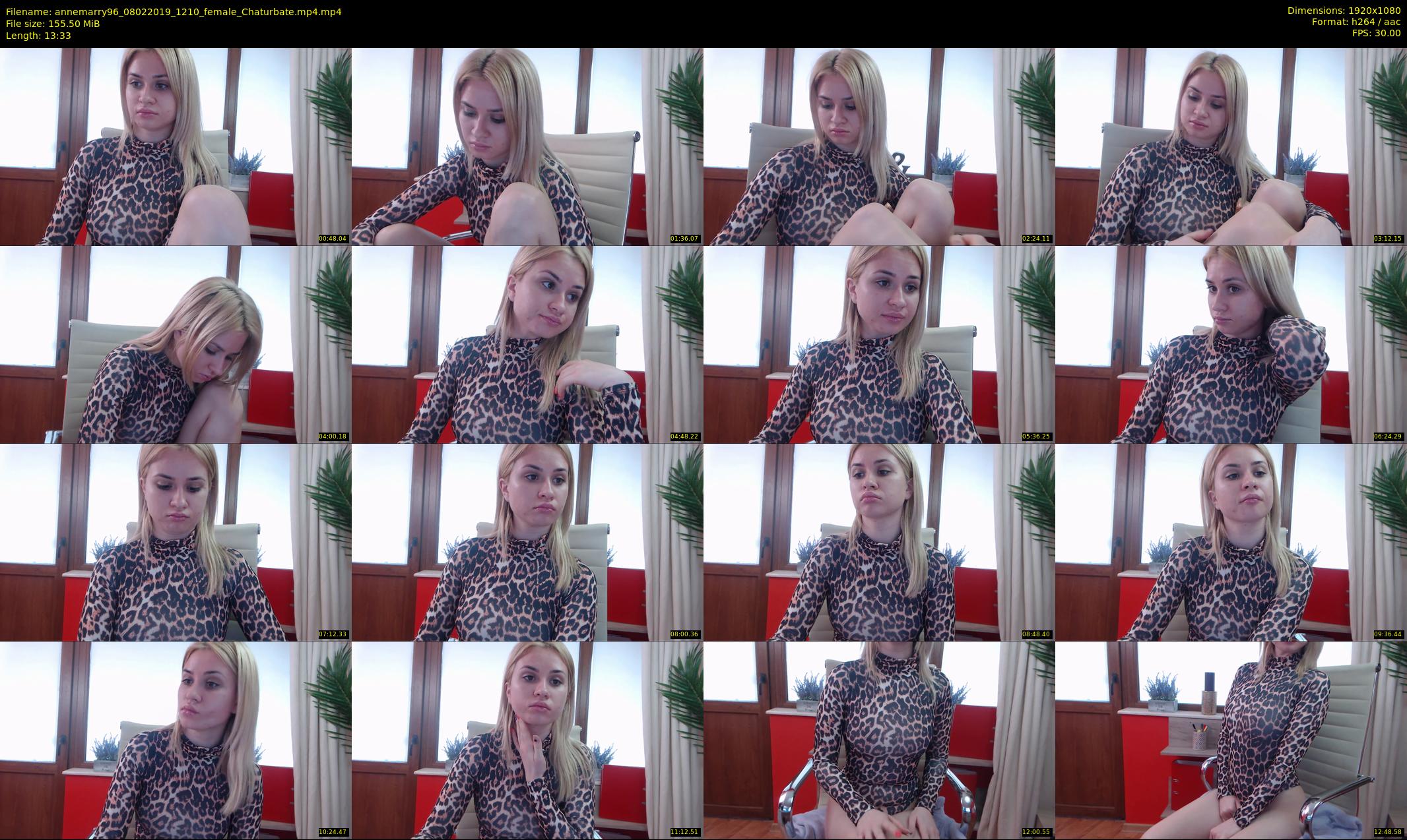annemarry96 — 14 minute Chaturbate female cam show recording, 1080p, Feb 8, 2019
