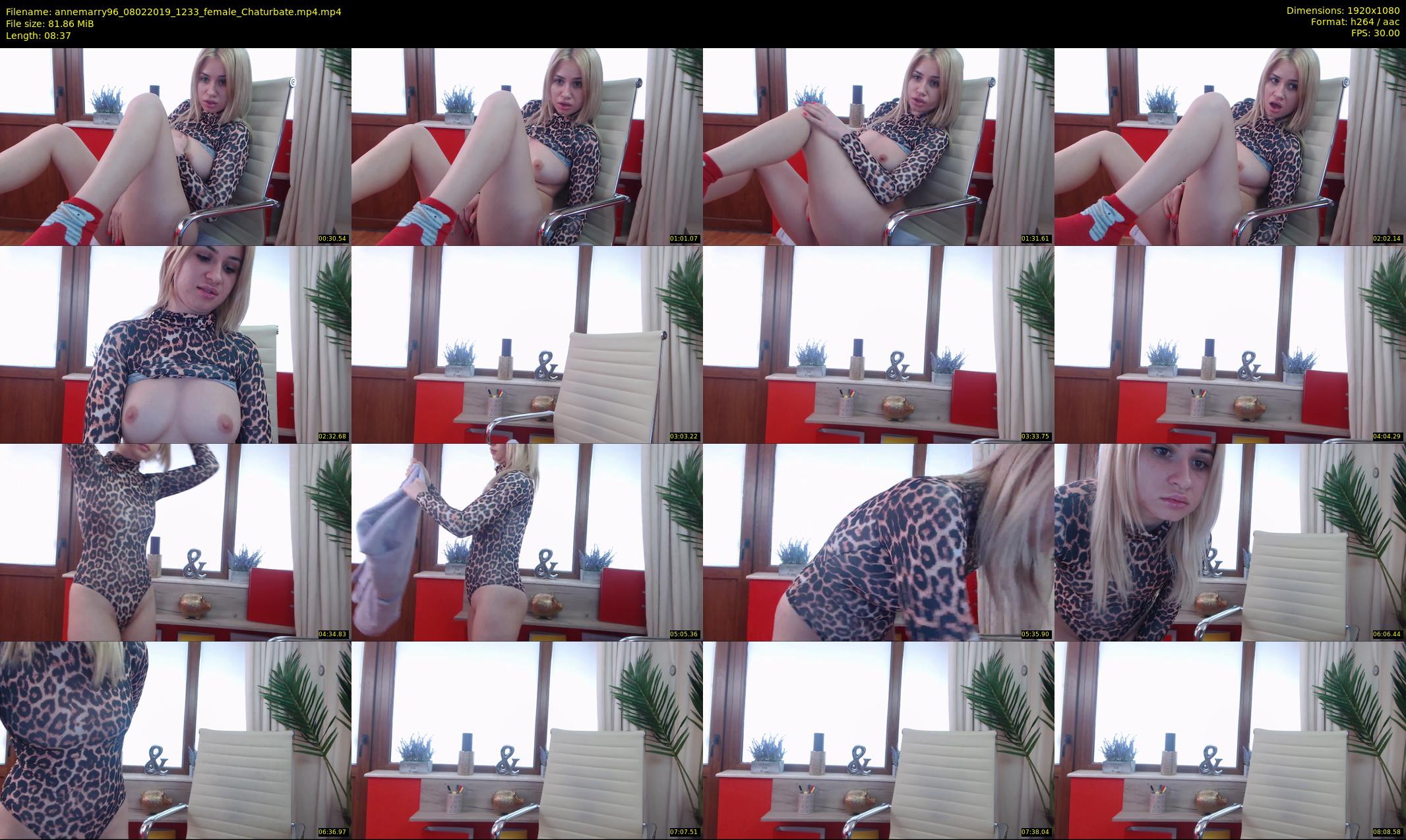annemarry96 — 9 minute Chaturbate female cam show recording, 1080p, Feb 8, 2019