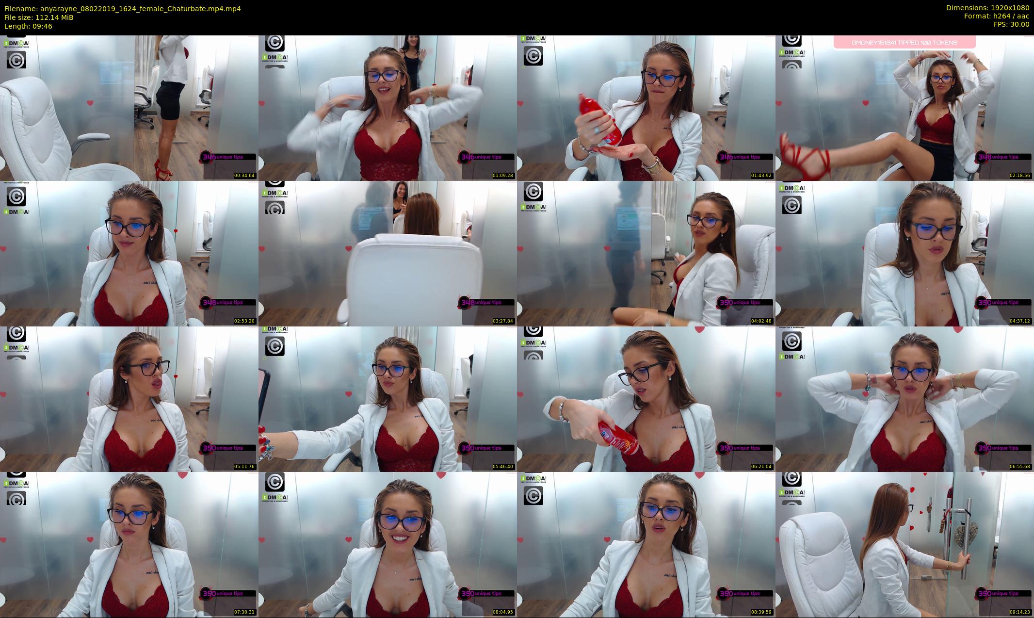 anyarayne — 10 minute Chaturbate female cam show recording, 1080p, Feb 8, 2019