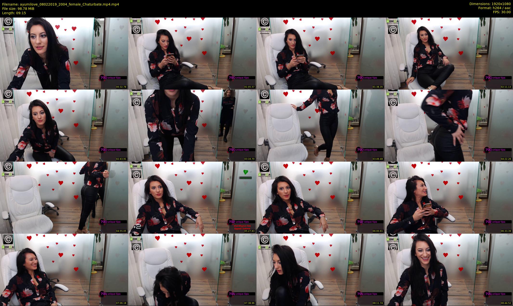 ayumilove — 10 minute Chaturbate female cam show recording, 1080p, Feb 8, 2019