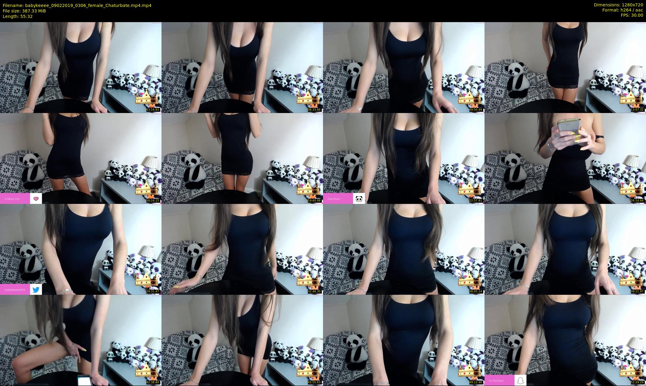 babykeeee — 56 minute Chaturbate female cam show recording, 720p, Feb 9, 2019