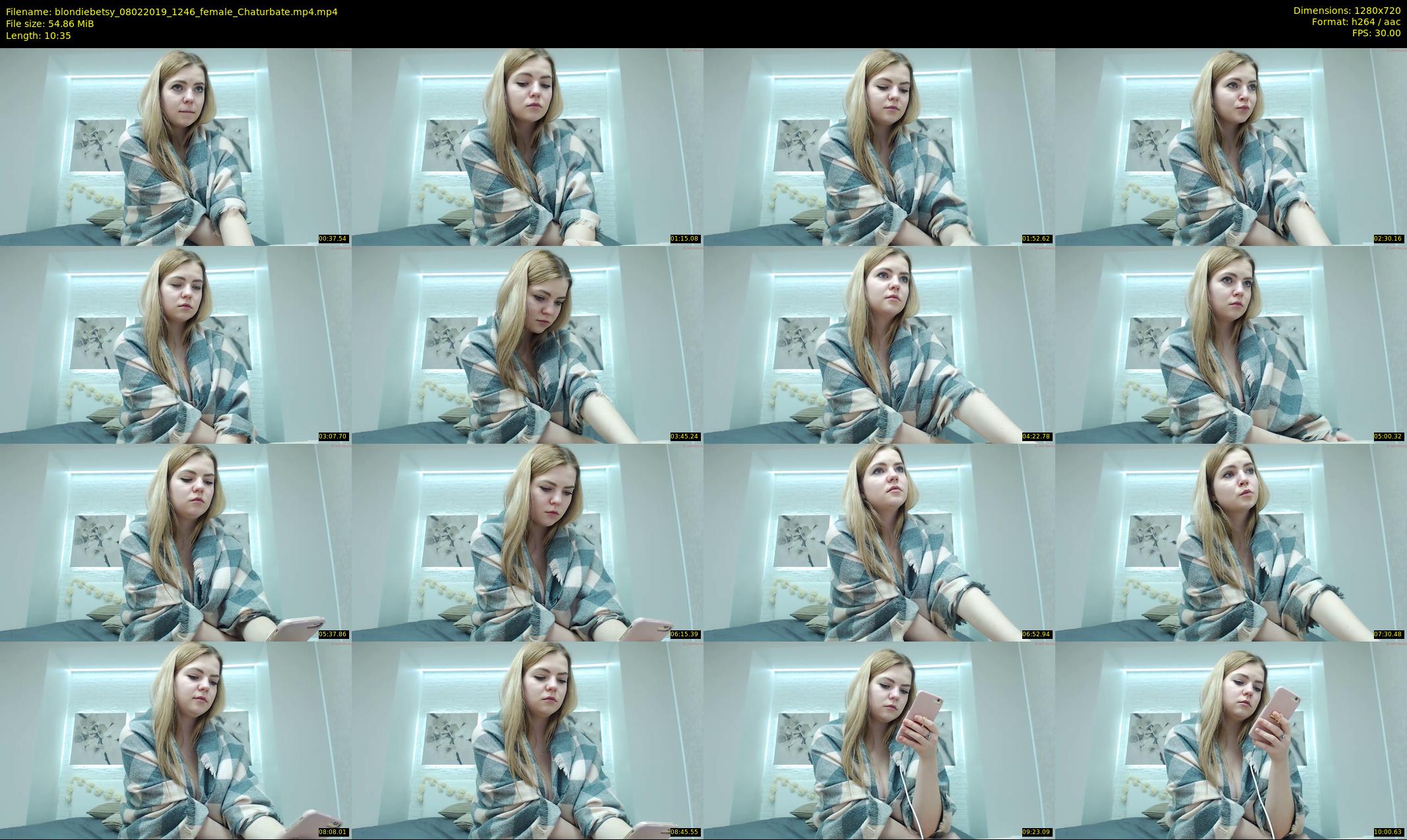 blondiebetsy — 11 minute Chaturbate female cam show recording, 720p, Feb 8, 2019