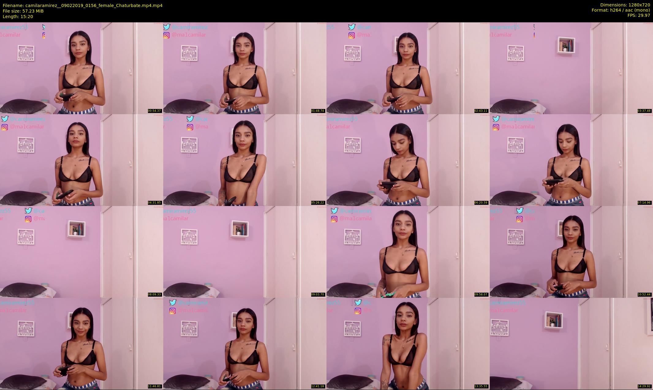 camilaramirez_ — 16 minute Chaturbate female cam show recording, 720p, Feb 9, 2019