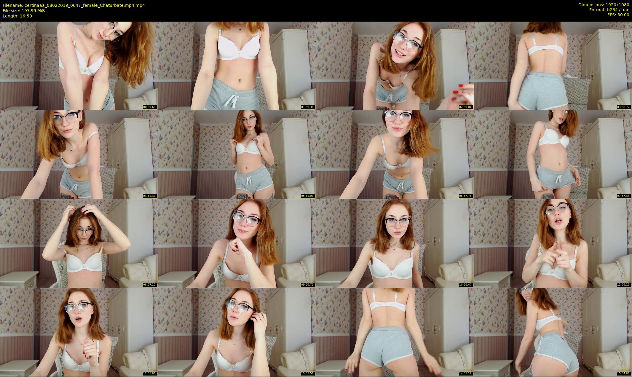certinaaa — 17 minute Chaturbate female cam show recording, 1080p, Feb 8, 2019