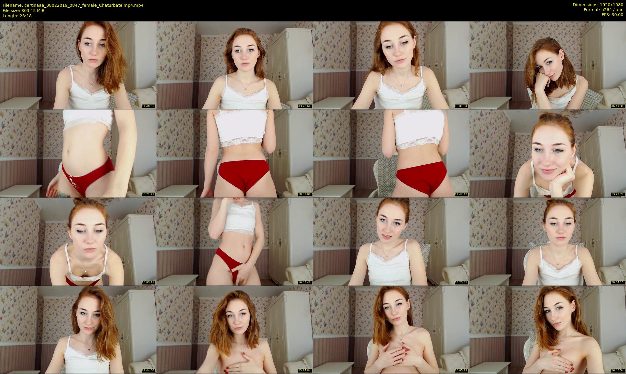 certinaaa — 29 minute Chaturbate female cam show recording, 1080p, Feb 8, 2019