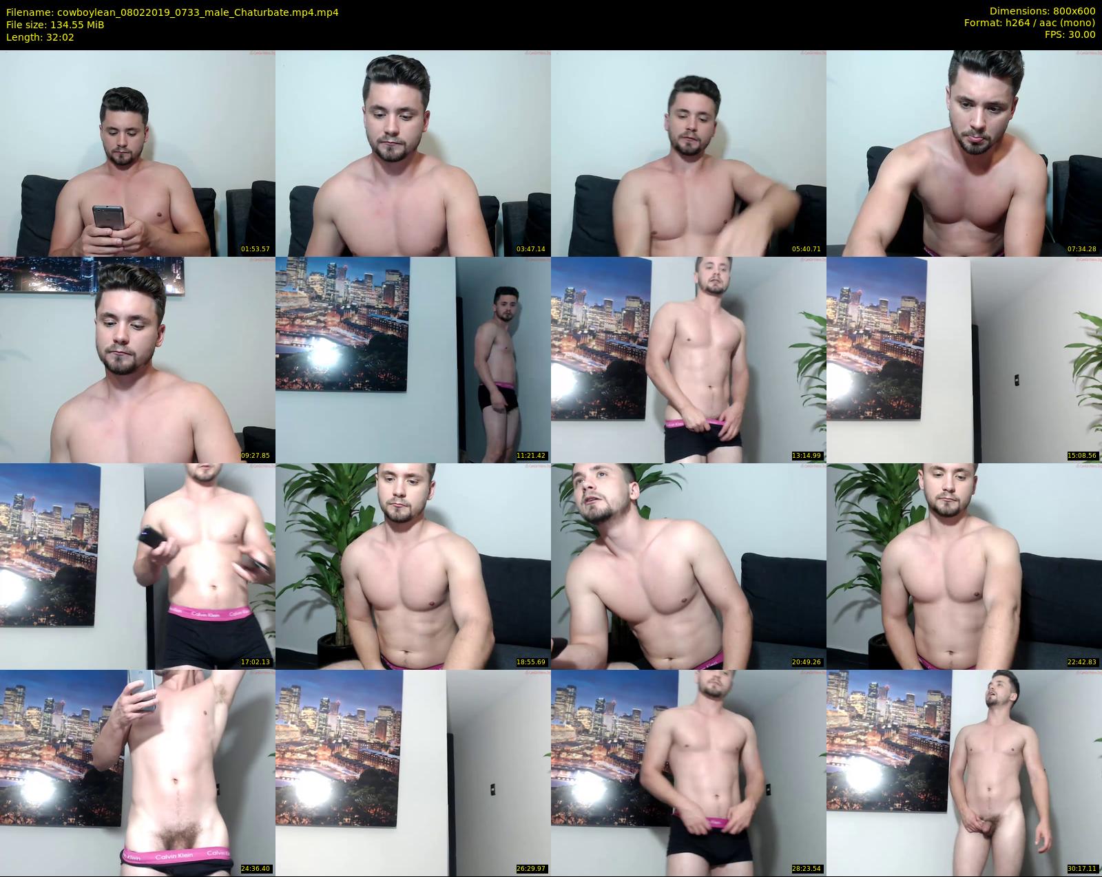 cowboylean — 33 minute Chaturbate male cam show recording, 480p, Feb 8, 2019
