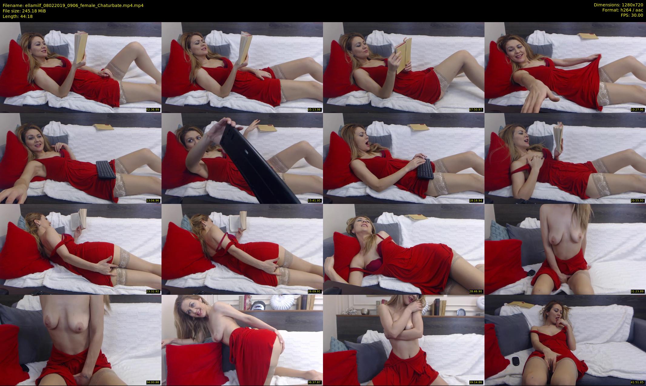 ellamilf — 45 minute Chaturbate female cam show recording, 720p, Feb 8, 2019