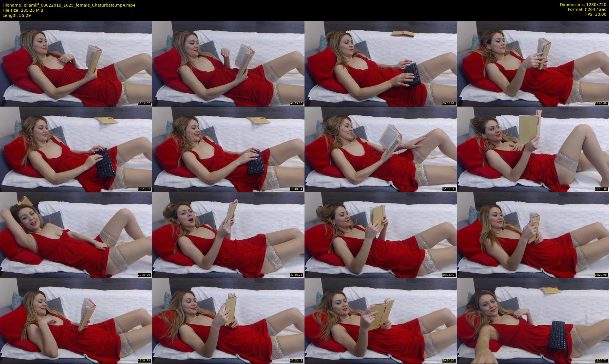 ellamilf — 56 minute Chaturbate female cam show recording, 720p, Feb 8, 2019