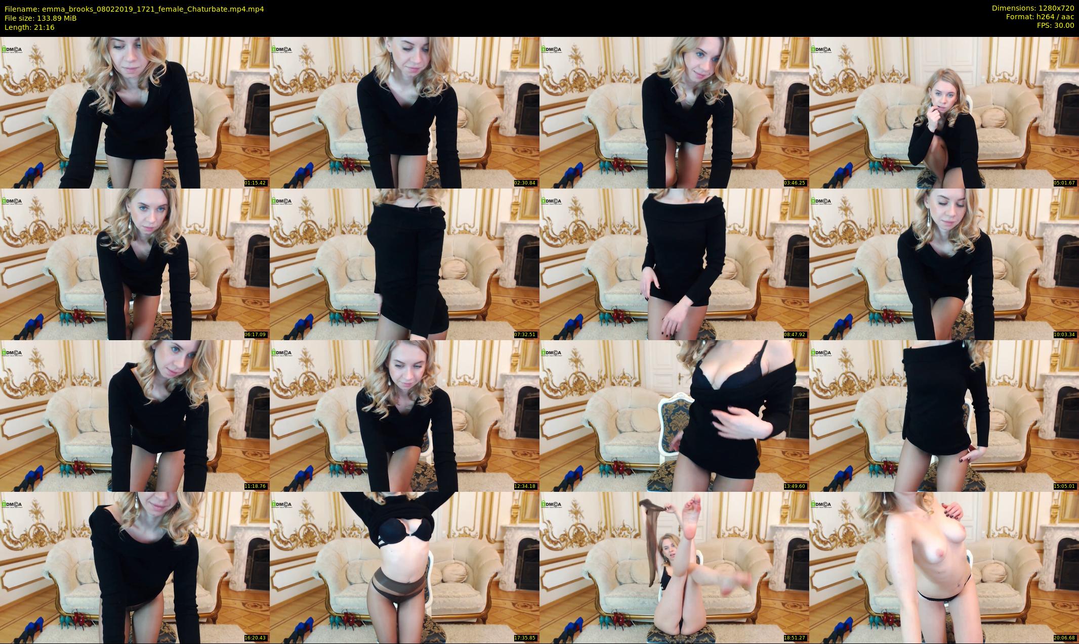 emma_brooks — 22 minute Chaturbate female cam show recording, 720p, Feb 8, 2019