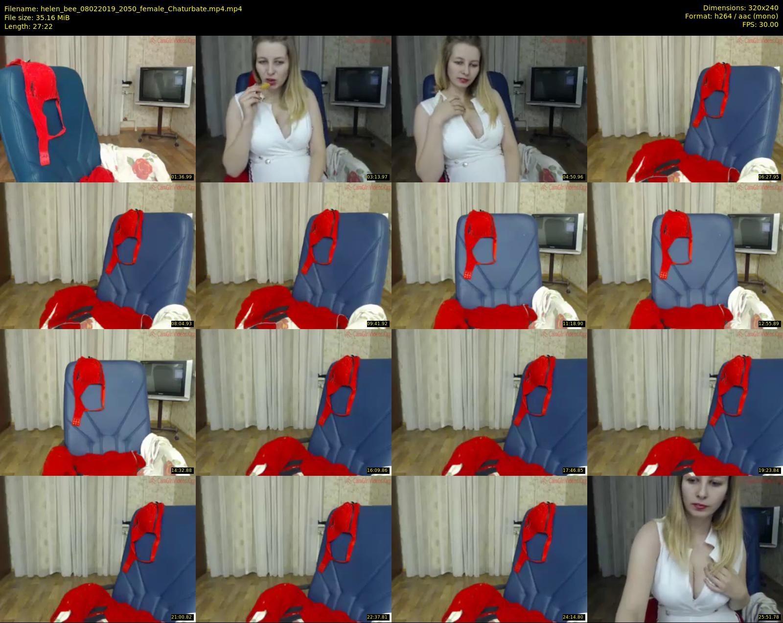 helen_bee — 28 minute Chaturbate female cam show recording, SD, Feb 8, 2019