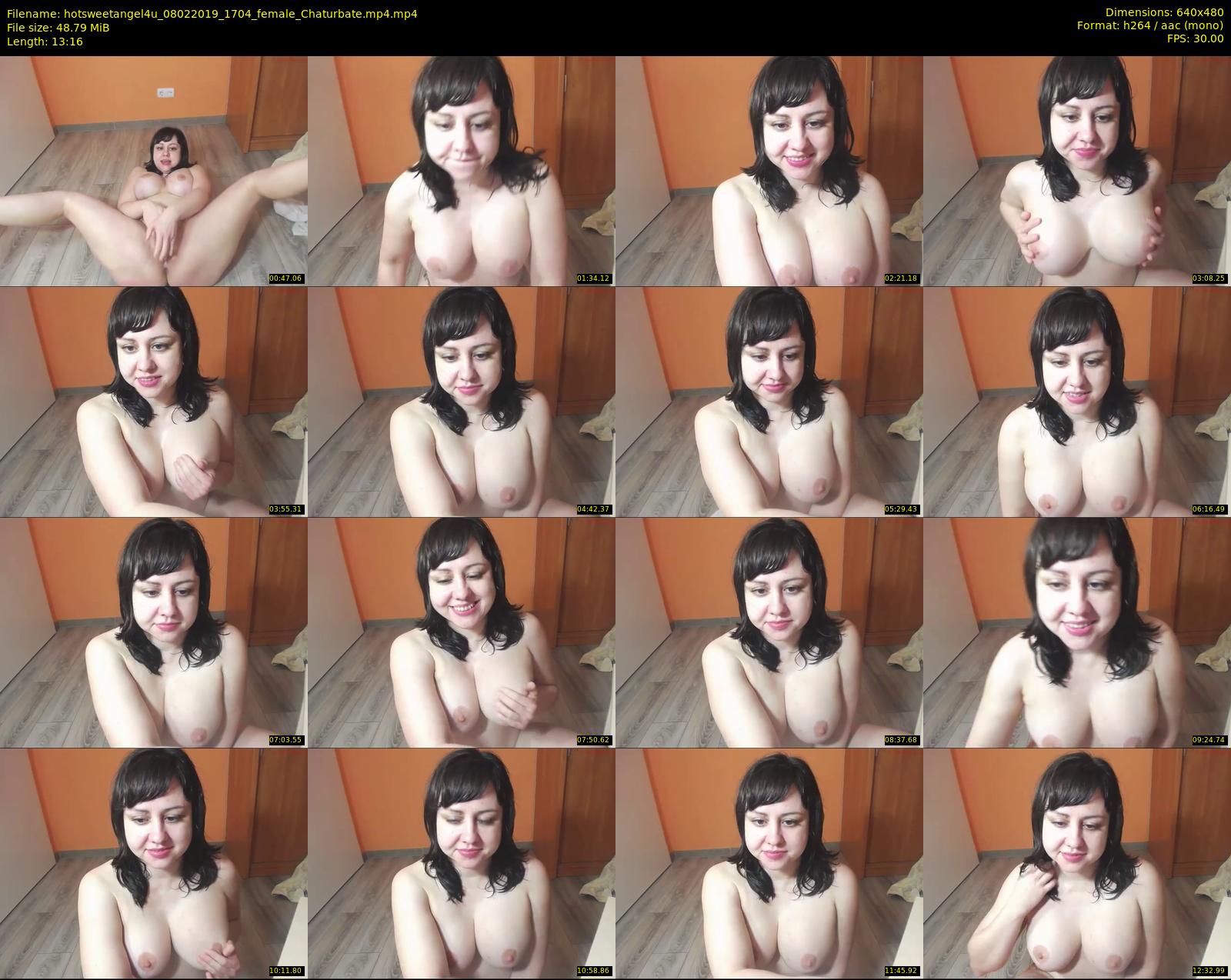 hotsweetangel4u — 14 minute Chaturbate female cam show recording, 480p, Feb 8, 2019